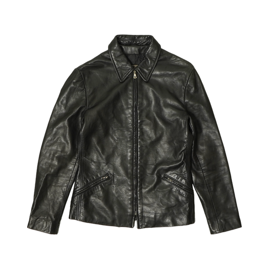 Calvin Klein Zip Up Leather Jacket