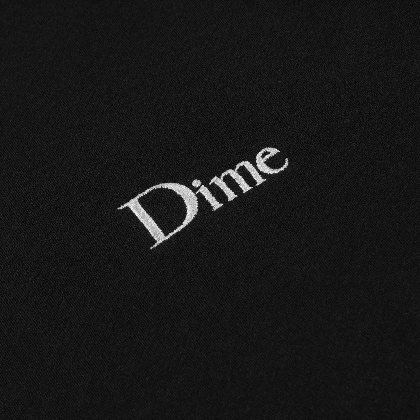 Dime Classic Small Logo Crewneck - Black