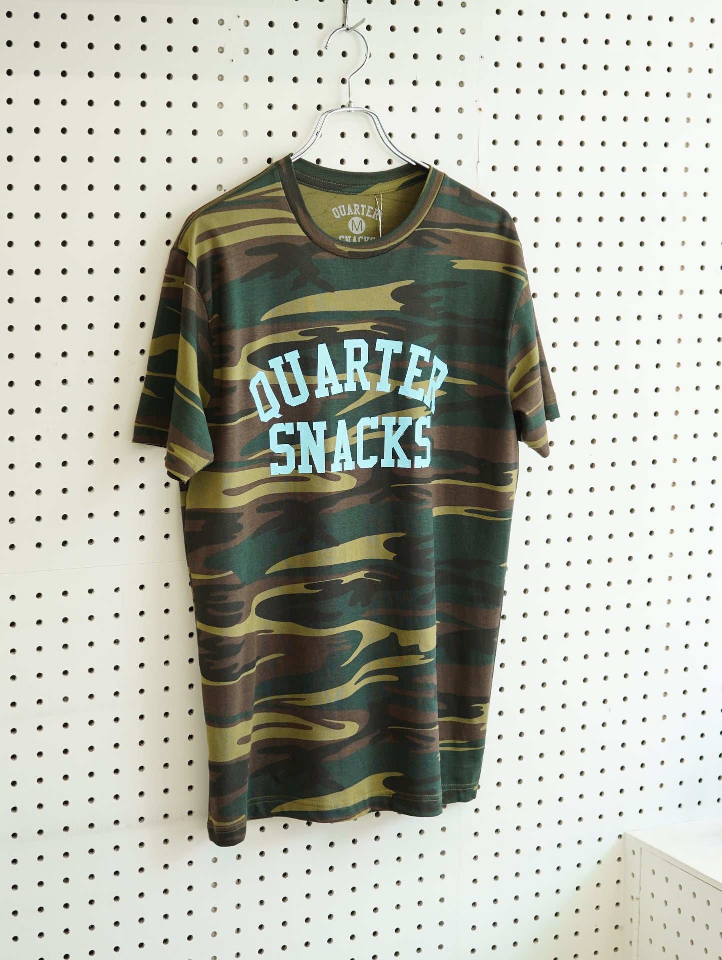 Quarter Snacks Camo Arch Tee - Woodland