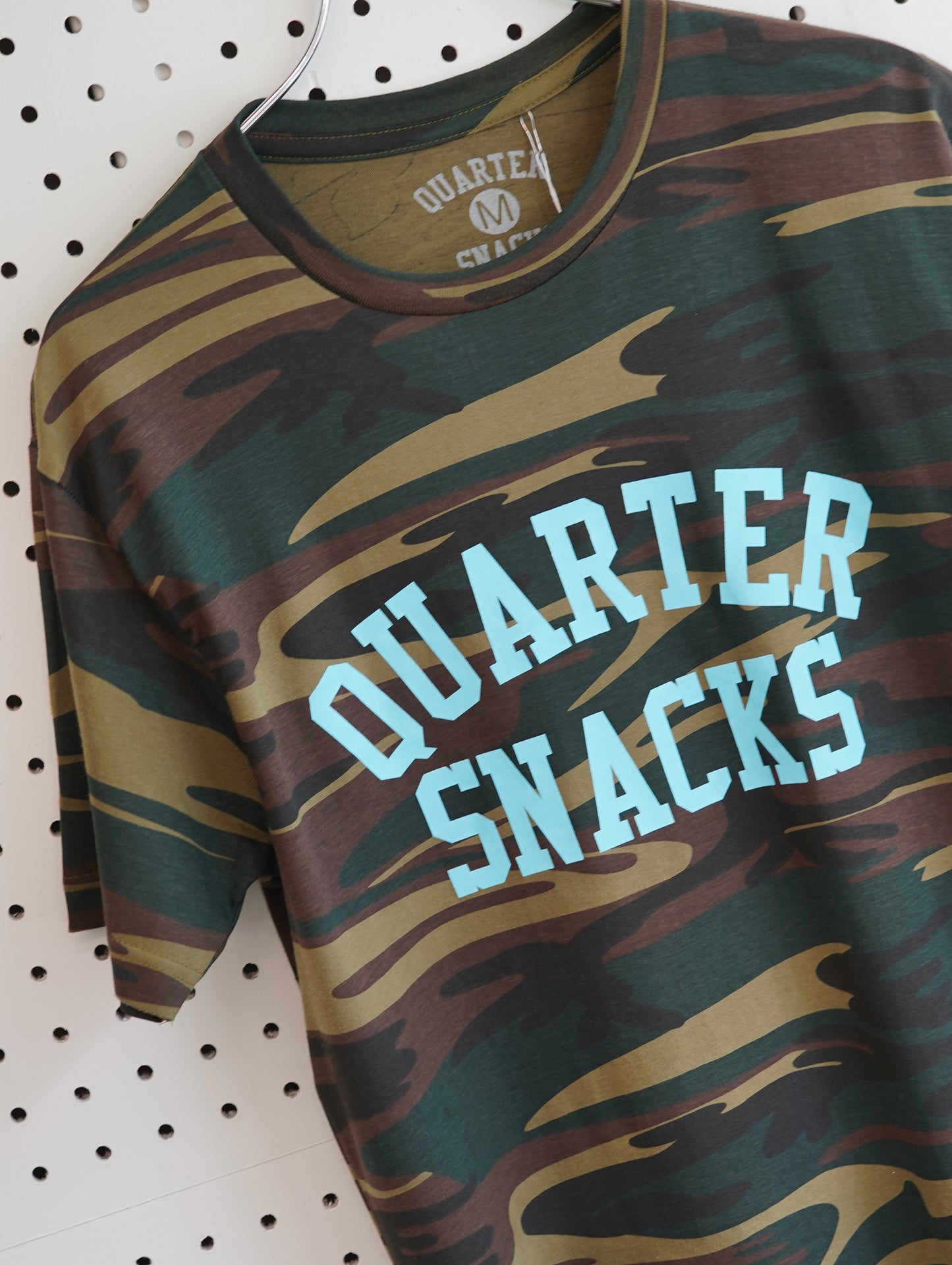 Quarter Snacks Camo Arch Tee - Woodland