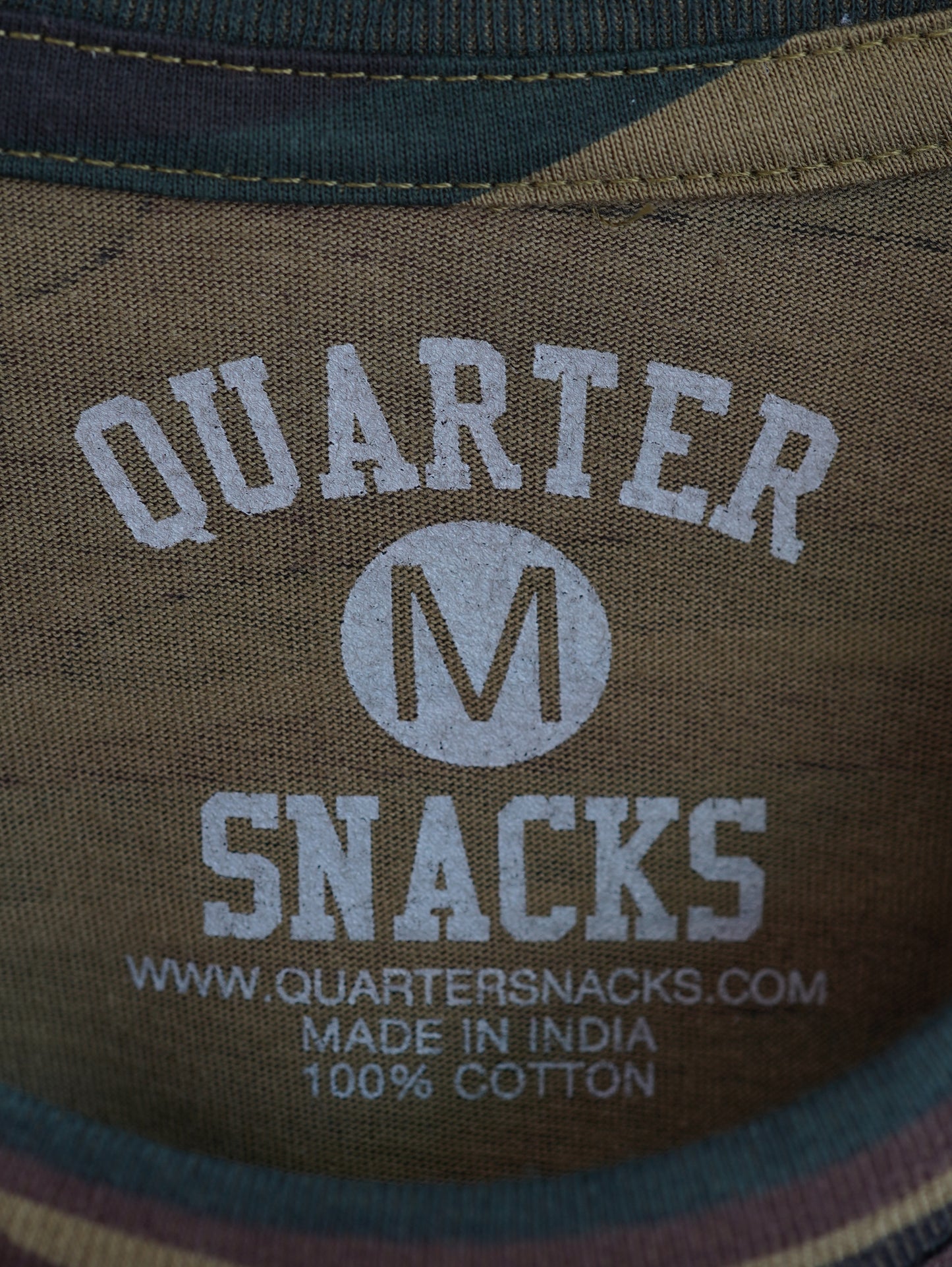 Quarter Snacks Camo Arch Tee - Woodland