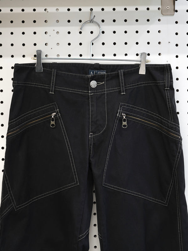 ARMANI JEANS Zip Pocket Utility Pants