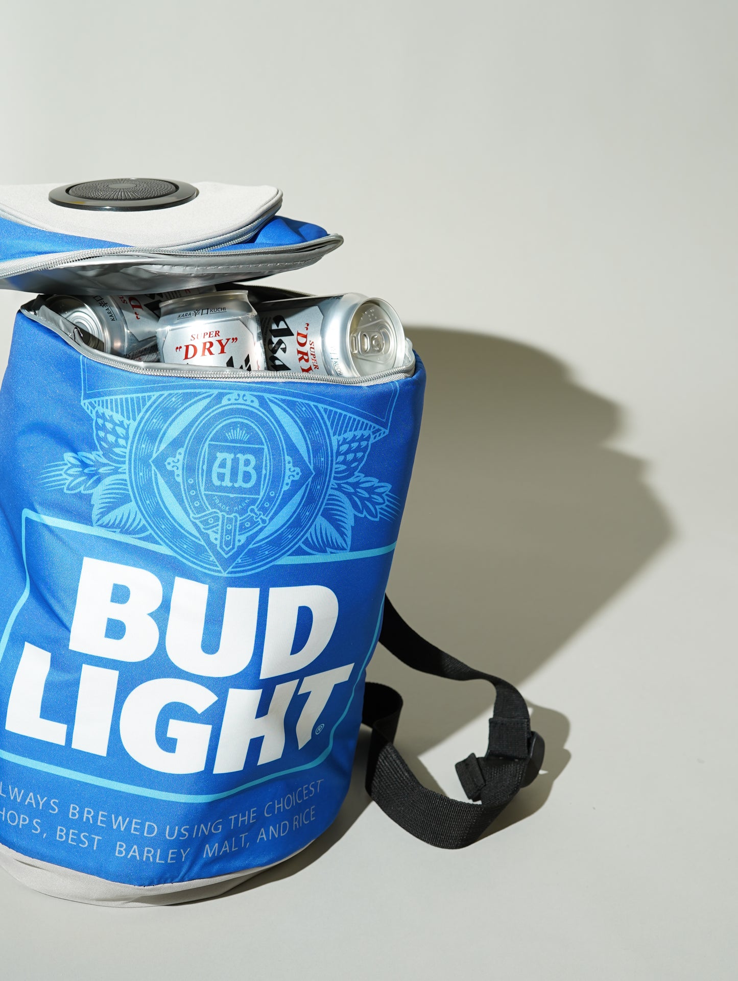 BUD LIGHT Can Shape Cooler Speaker Bag