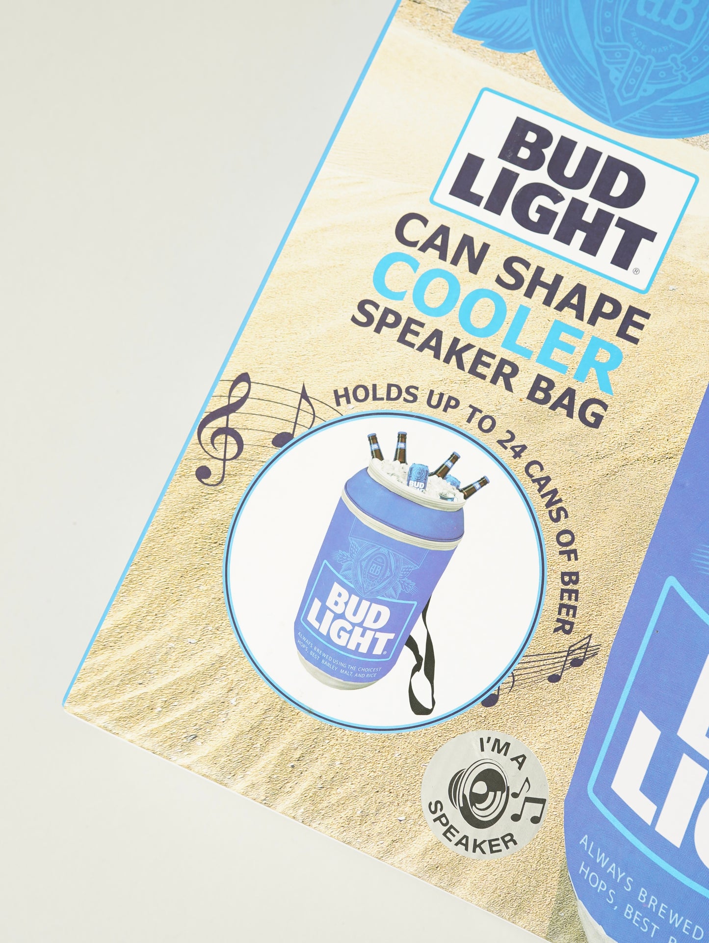 BUD LIGHT Can Shape Cooler Speaker Bag