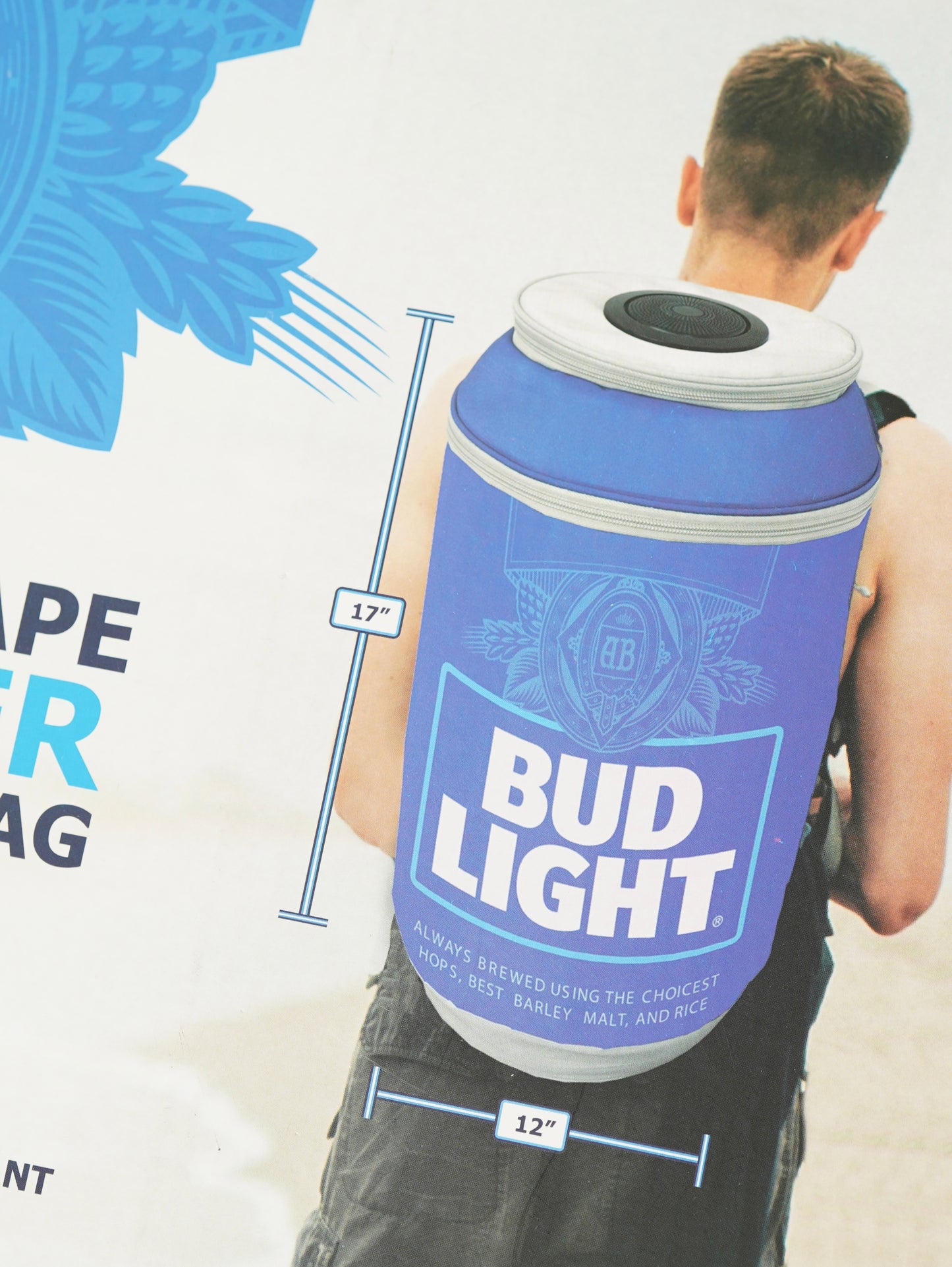 BUD LIGHT Can Shape Cooler Speaker Bag