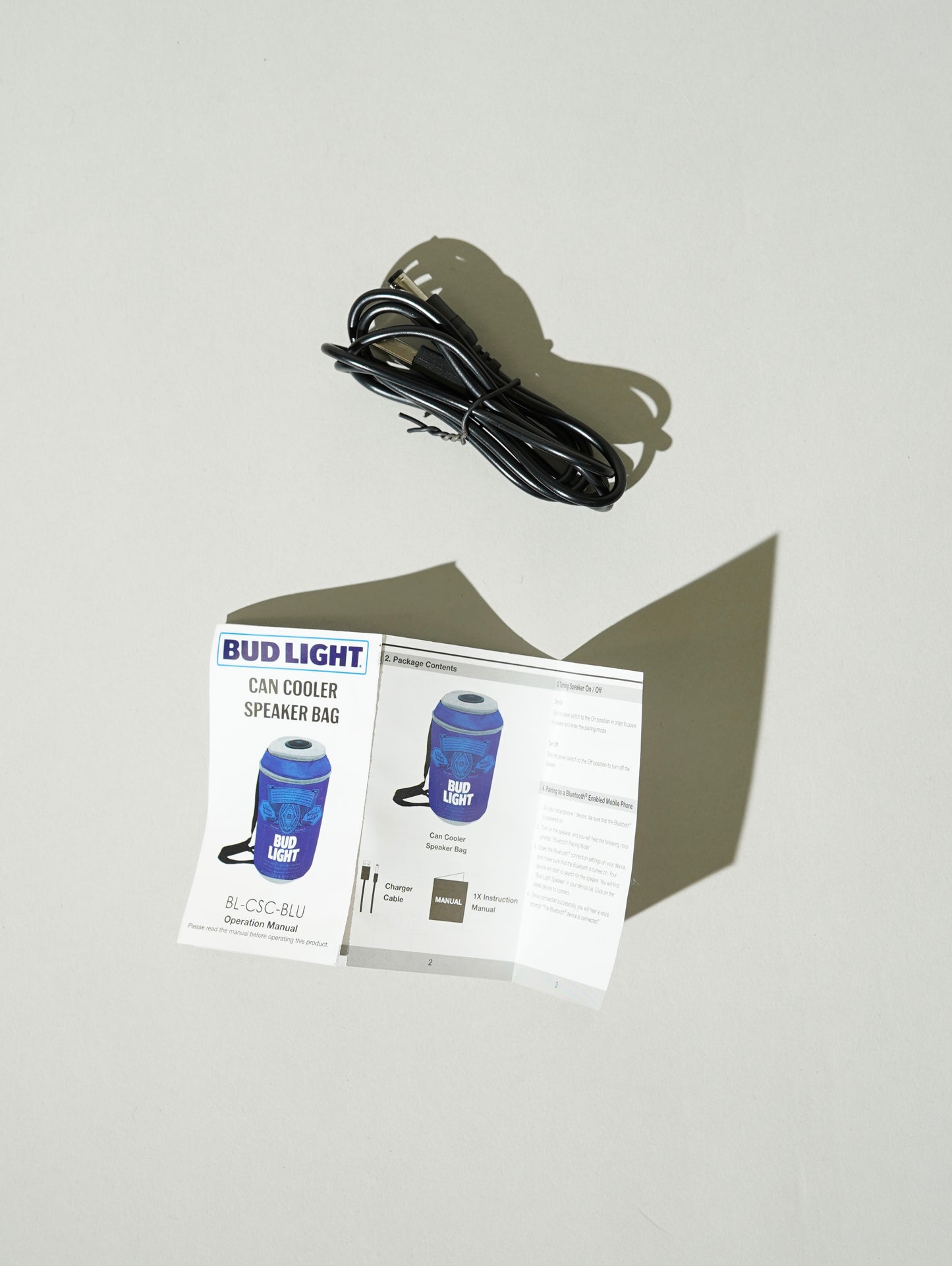 BUD LIGHT Can Shape Cooler Speaker Bag