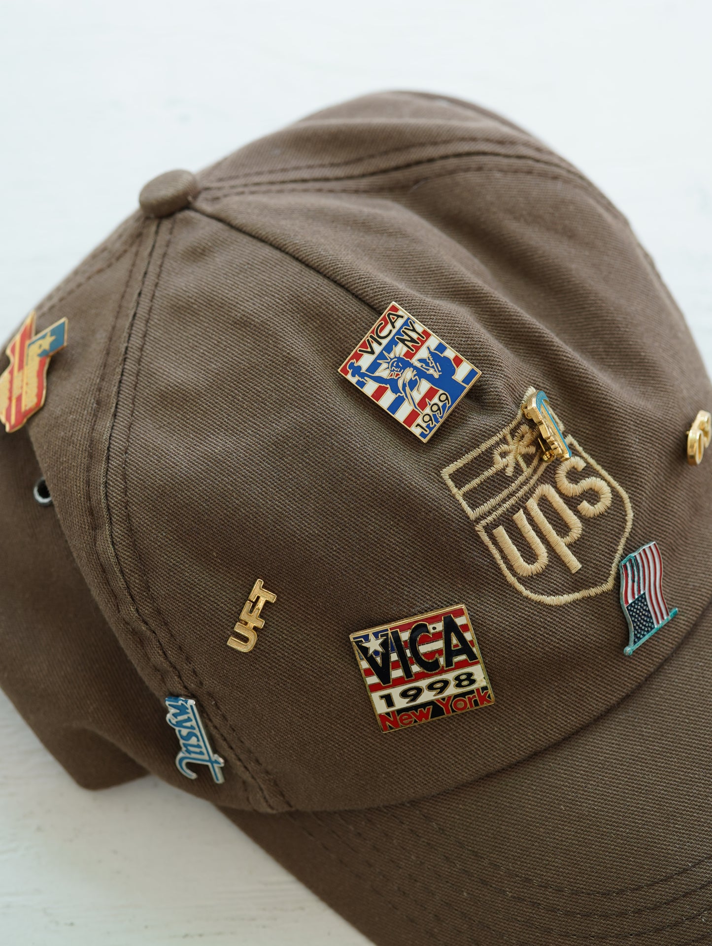 UPS with Pins SnapBack Cap