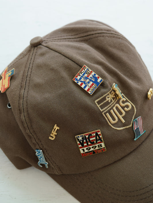 UPS with Pins SnapBack Cap