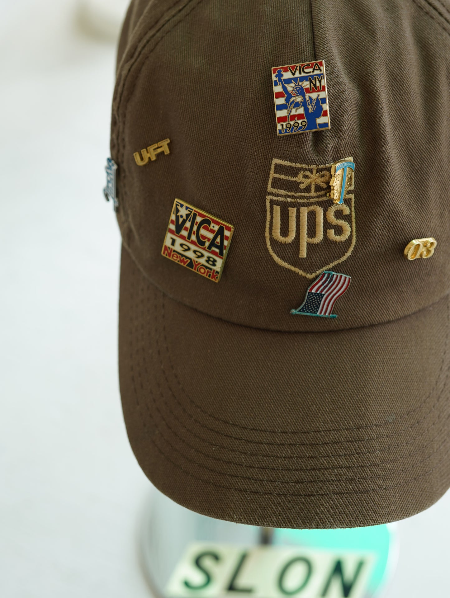 UPS with Pins SnapBack Cap
