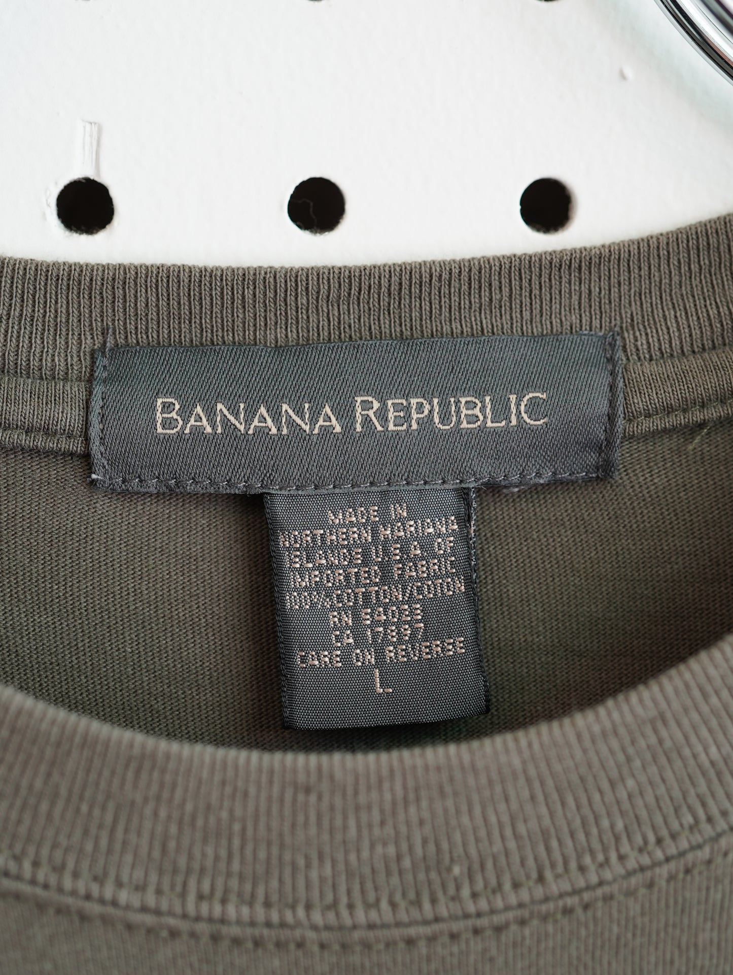 Banana Republic Plain Charcoal Tee