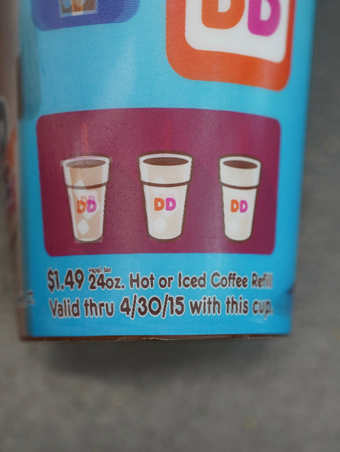 DUNKIN' DONUTS Lenticular Tumbler