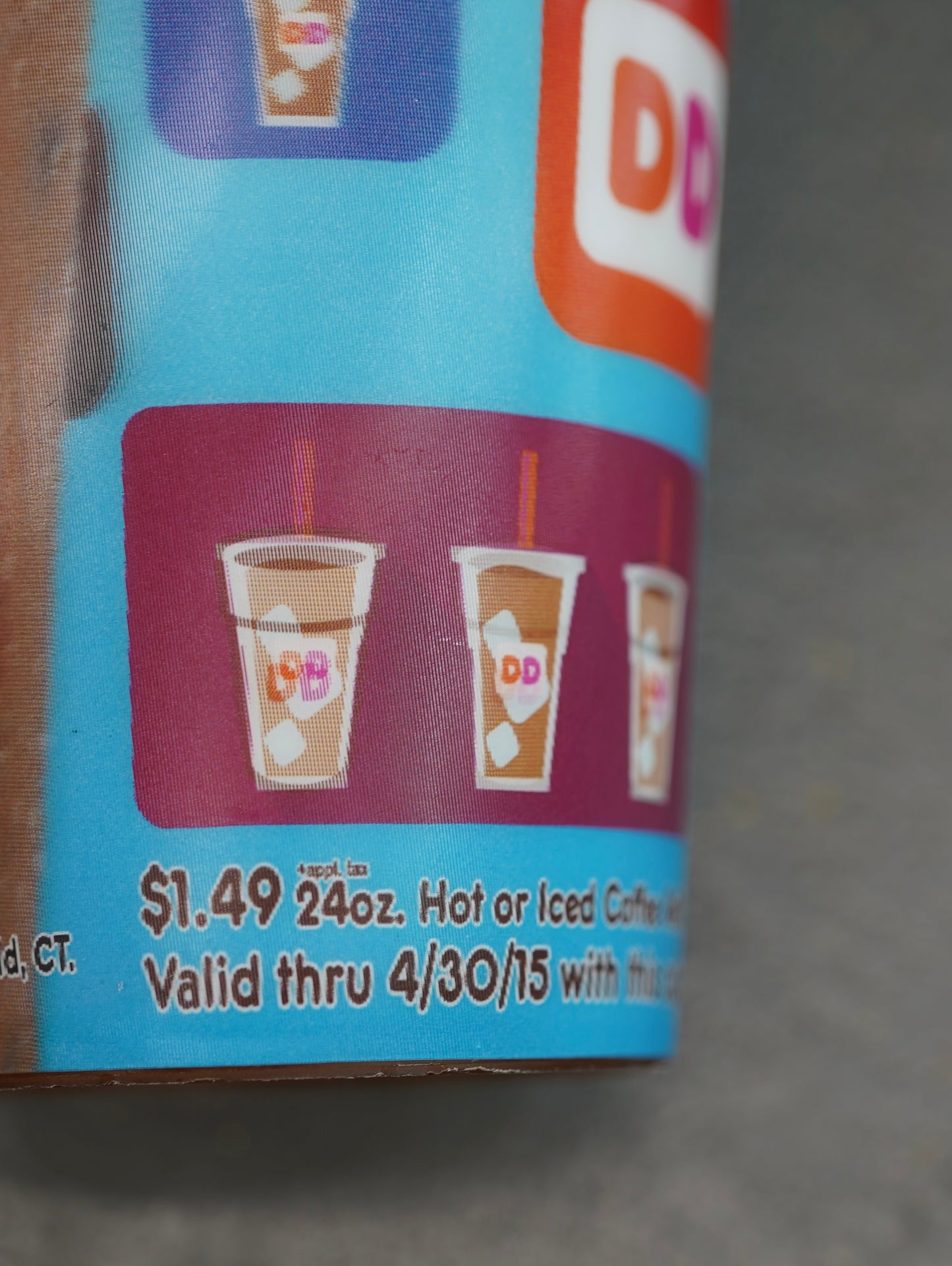 DUNKIN' DONUTS Lenticular Tumbler