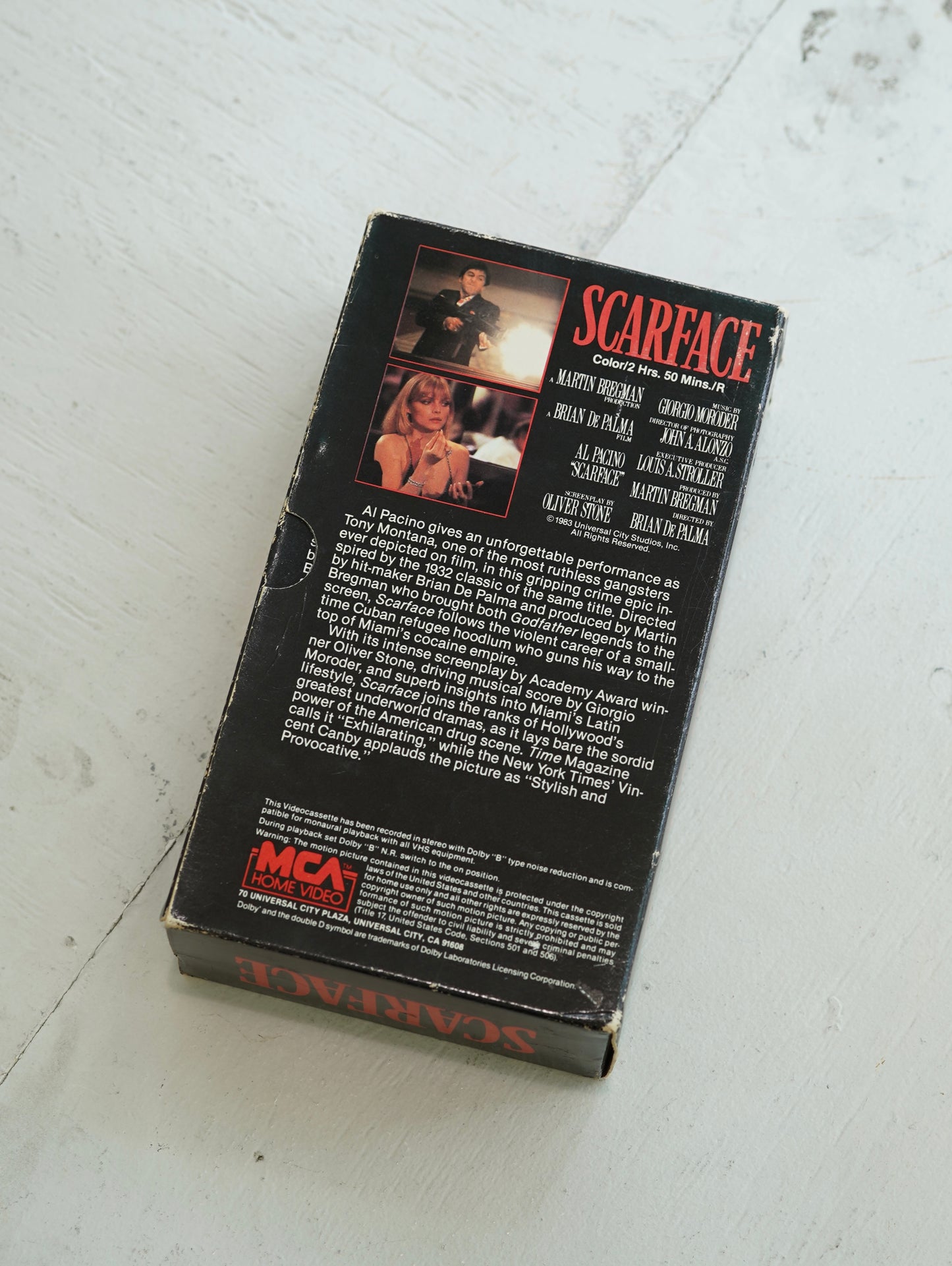 Scarface VHS