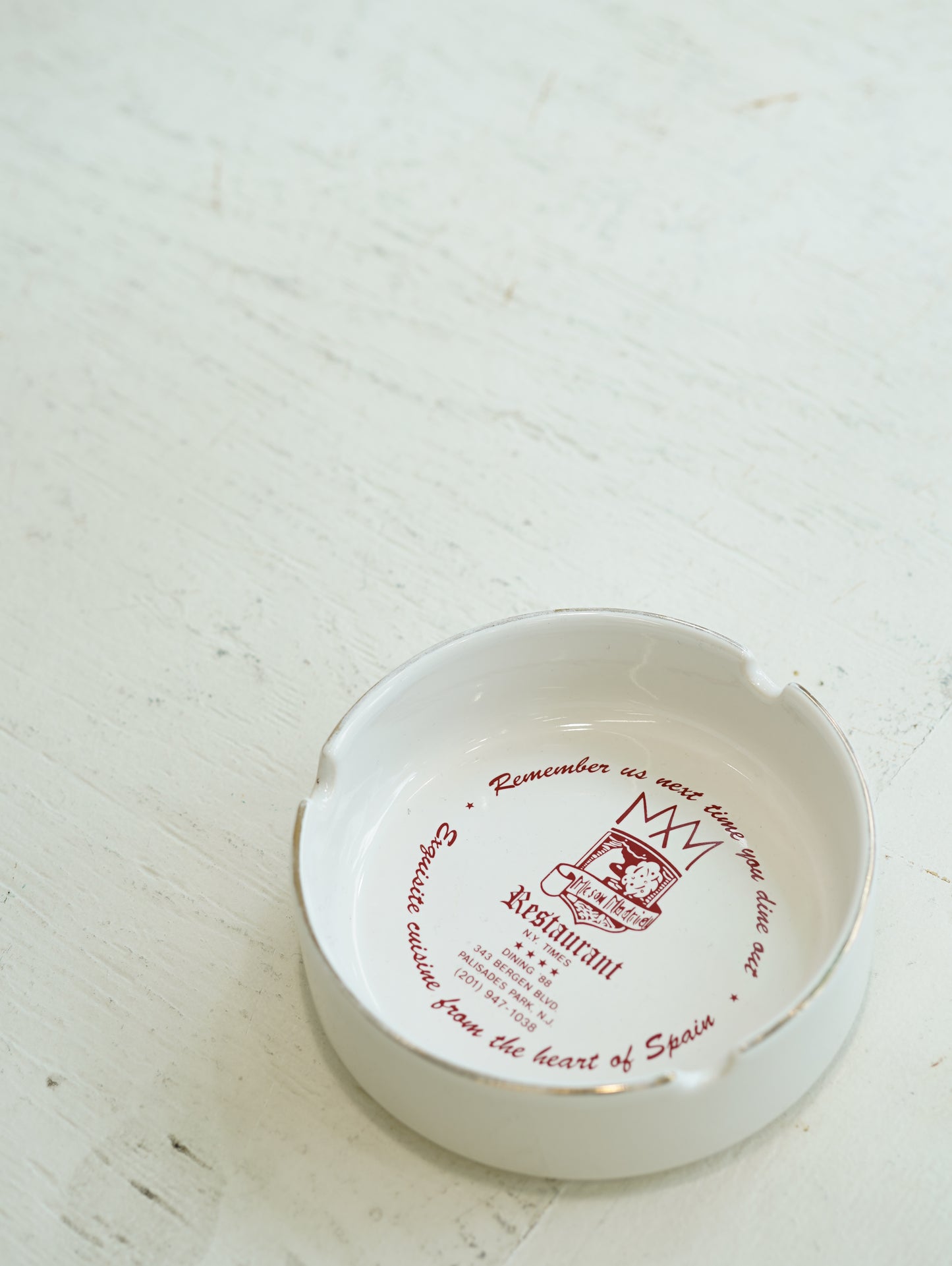 Mikson Madrid Restaurant Ashtray