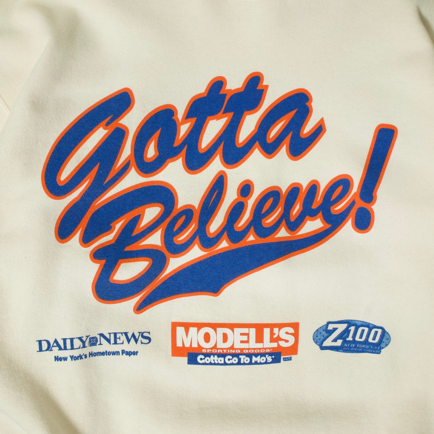 New York Mets "Gotta Believe!" Crewneck