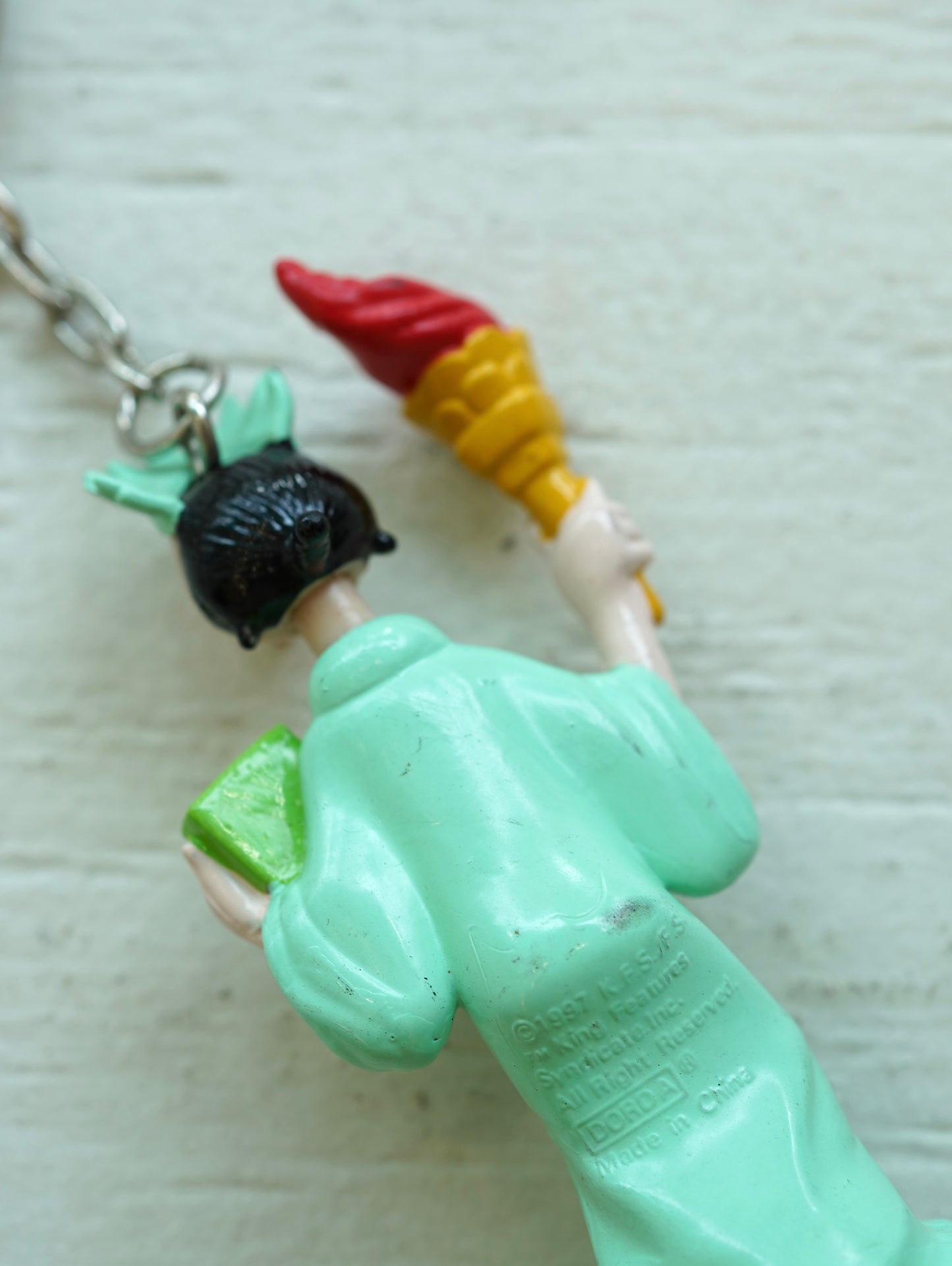 Olive Oyl as The Statue of Liberty Keychain
