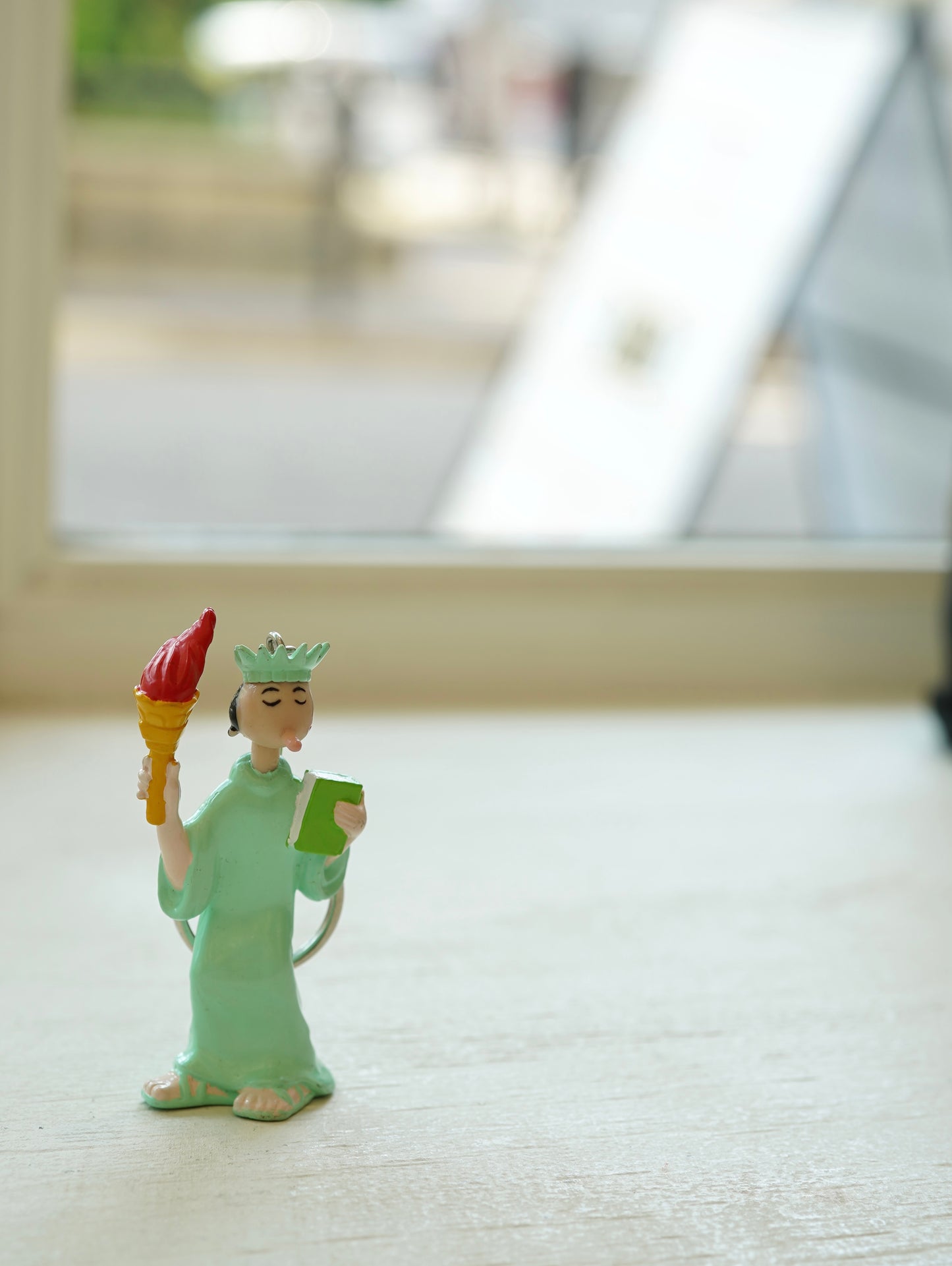 Olive Oyl as The Statue of Liberty Keychain
