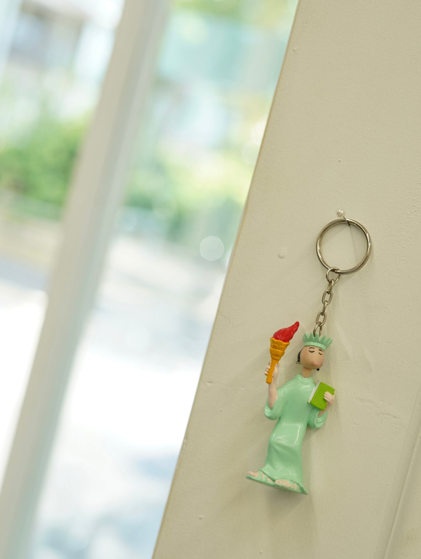 Olive Oyl as The Statue of Liberty Keychain