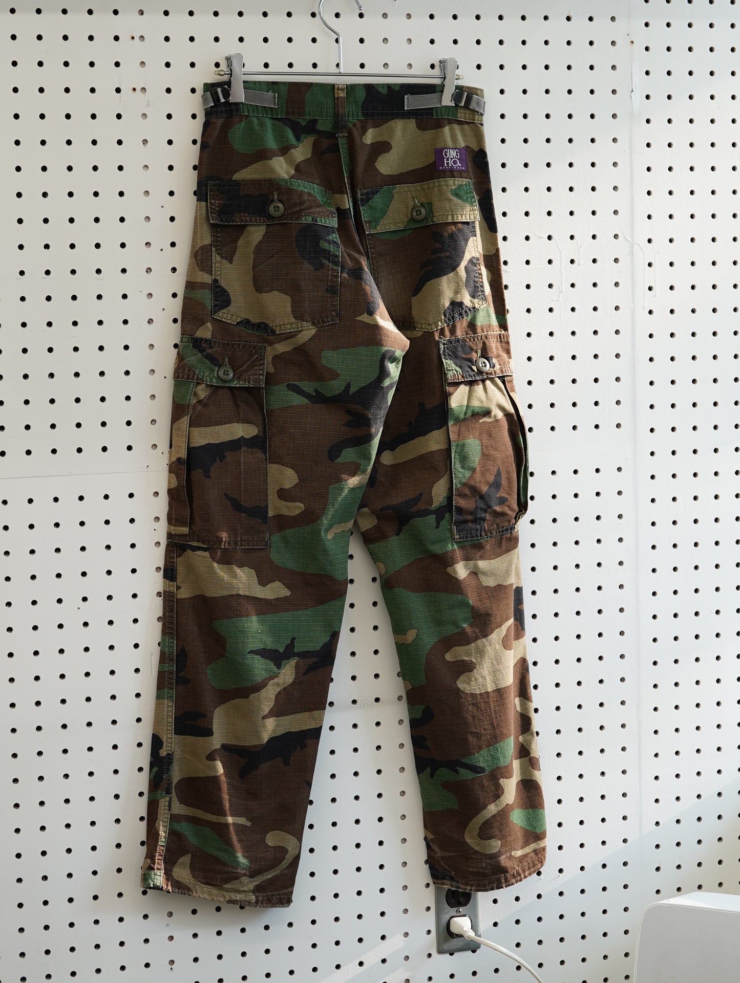 GUNG HO Military Cargo Pants - Woodland Camo
