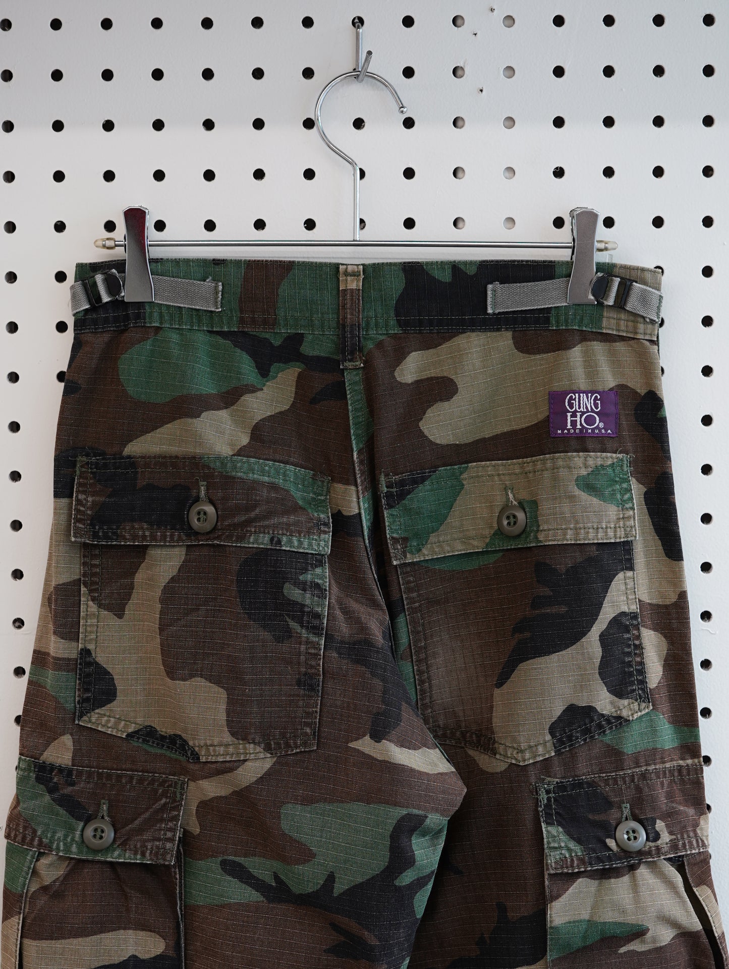GUNG HO Military Cargo Pants - Woodland Camo