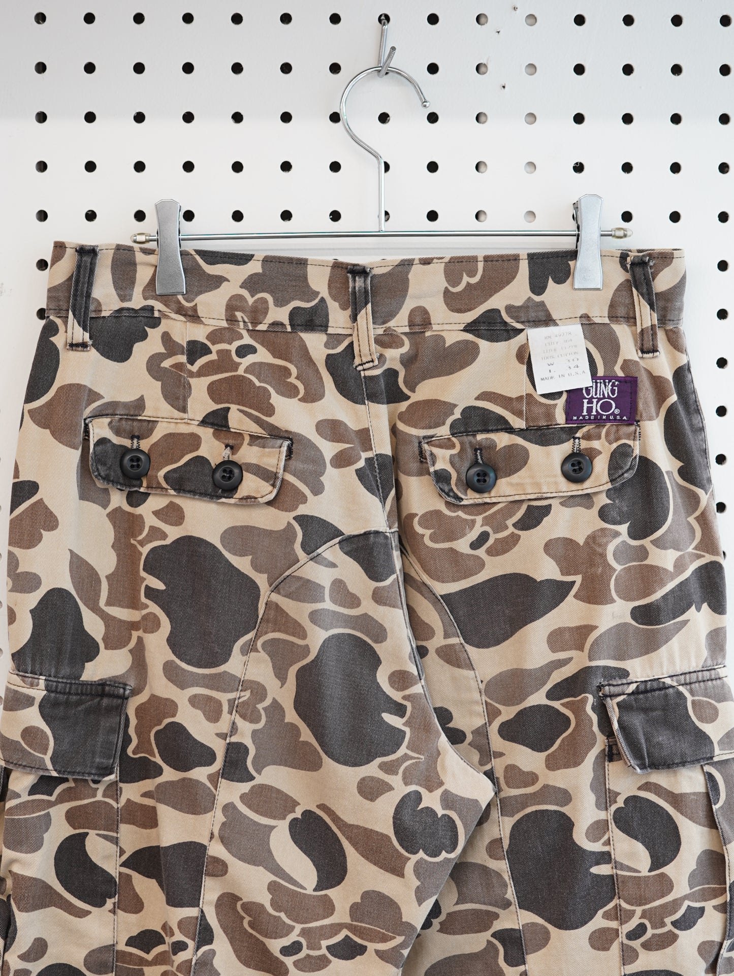 GUNG HO Military Cargo Pants - Duck Hunter Camo