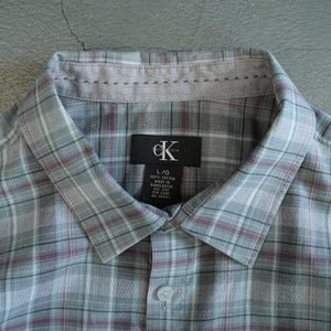 Calvin Klein Plaid Cotton Shirt