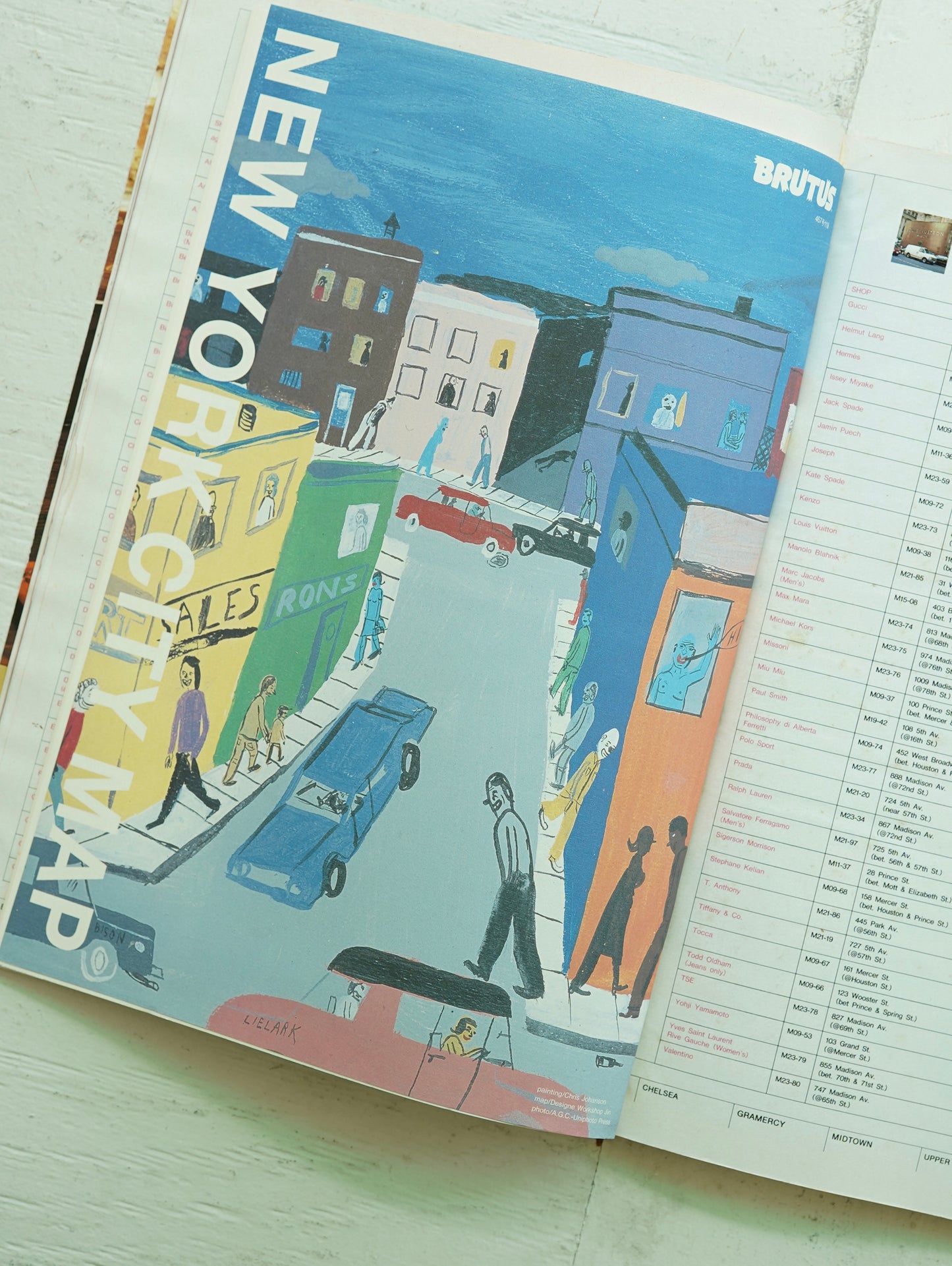 Slon Books - BRUTUS 2000年11月号「20世紀が愛したNY完全ガイド」