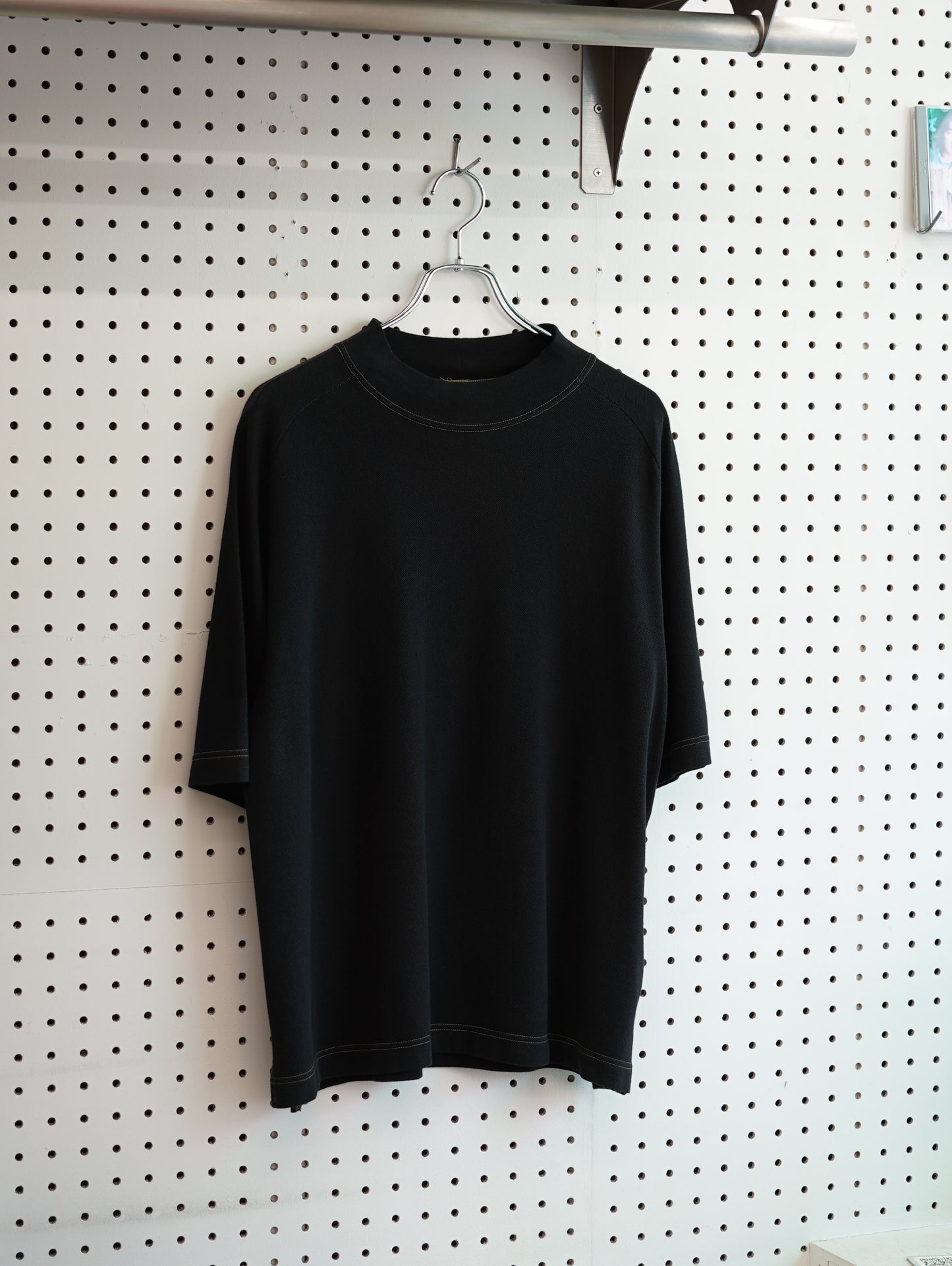 STOCK NO: MOCK NECK SHORT SLEEVE  TEE
