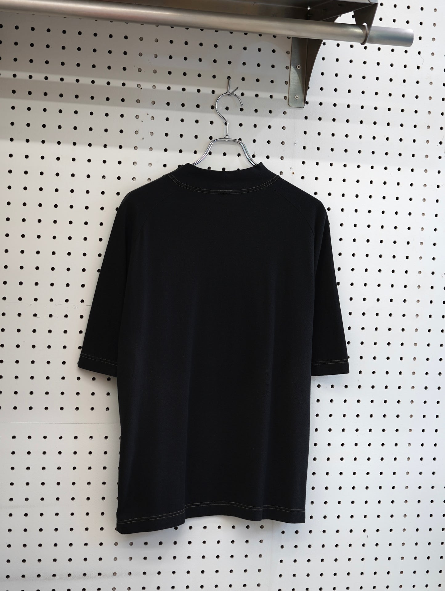 STOCK NO: MOCK NECK SHORT SLEEVE  TEE