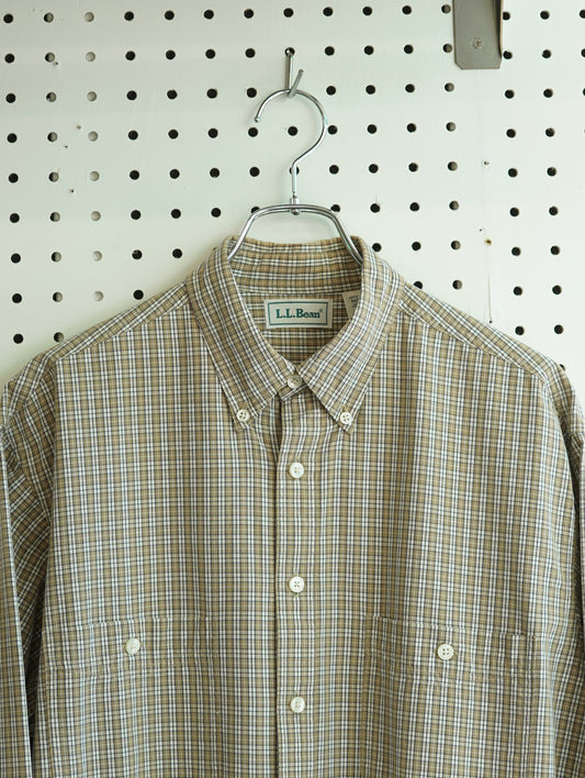 L.L.Bean Plaid L/S Shirt