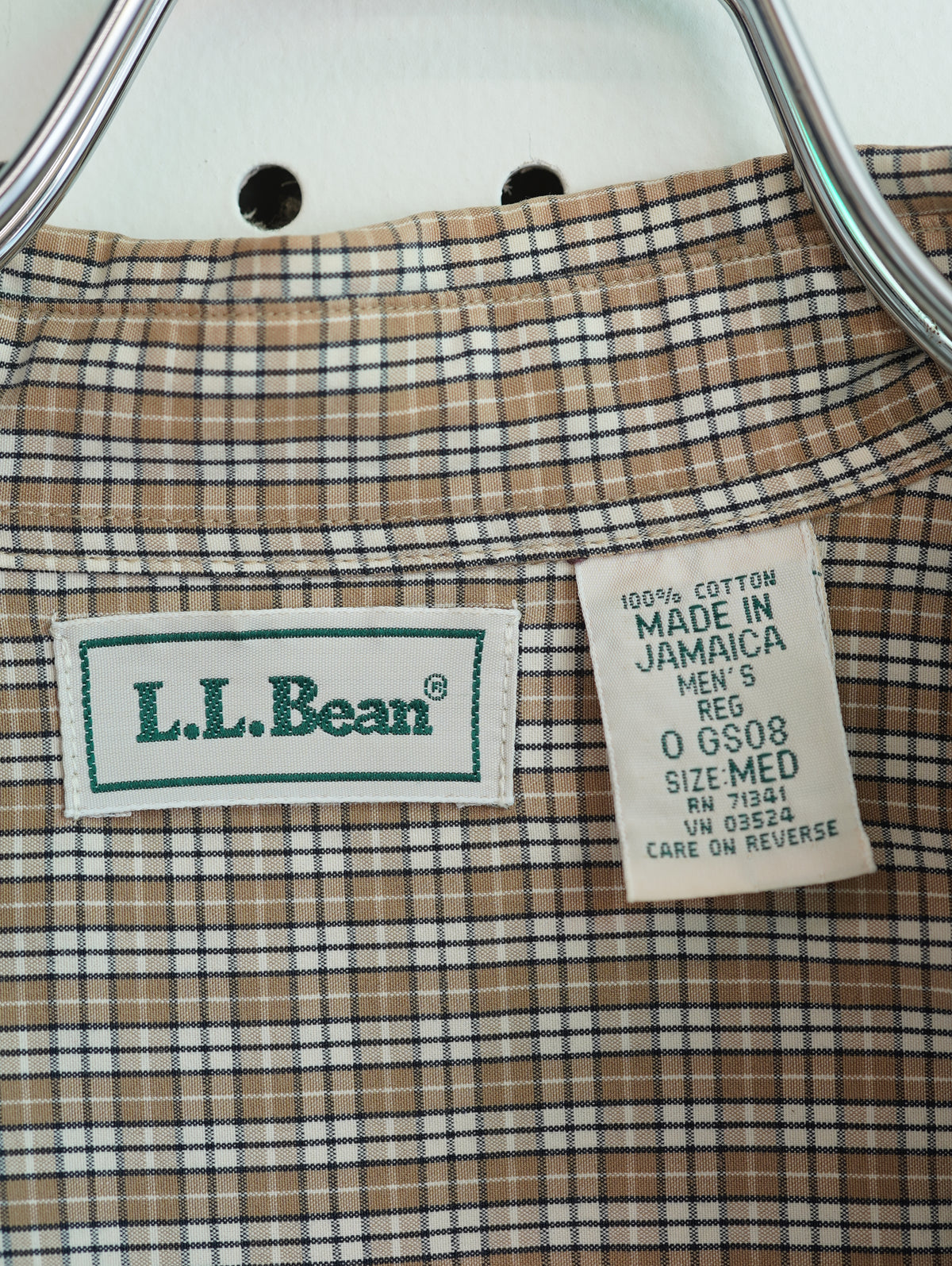 L.L.Bean Plaid L/S Shirt