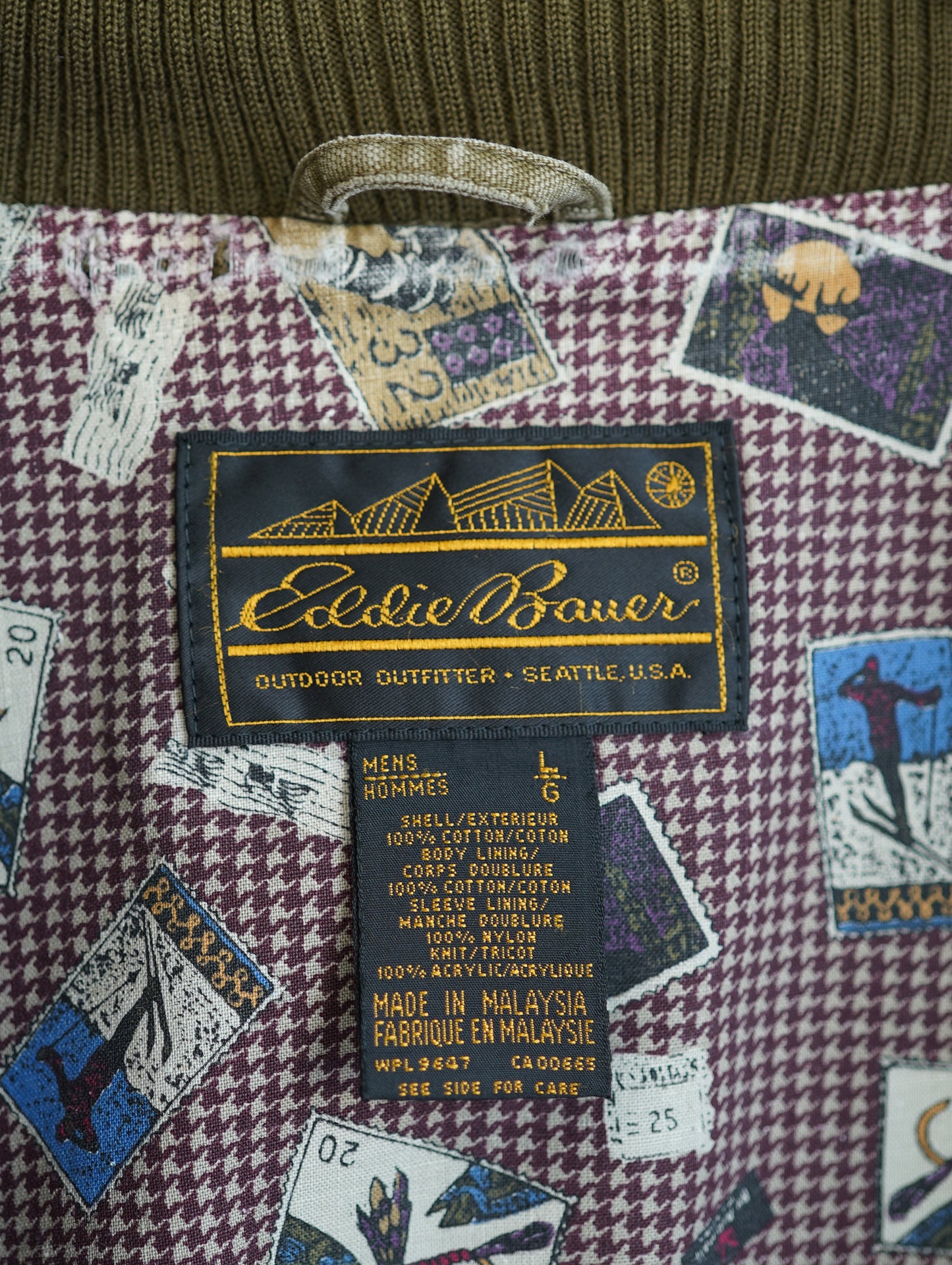 Eddie Bauer Cotton Bomber Jacket