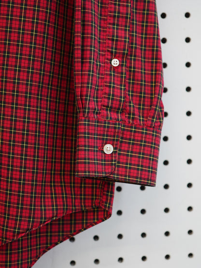 LANDS' END Plaid L/S Shirt