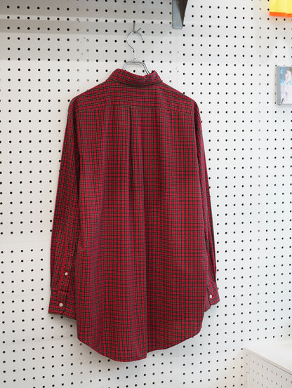LANDS' END Plaid L/S Shirt
