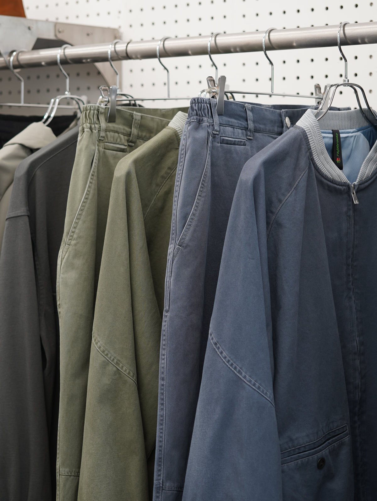 rajabrooke CHINO BOMBER JKT - LT.BLUE