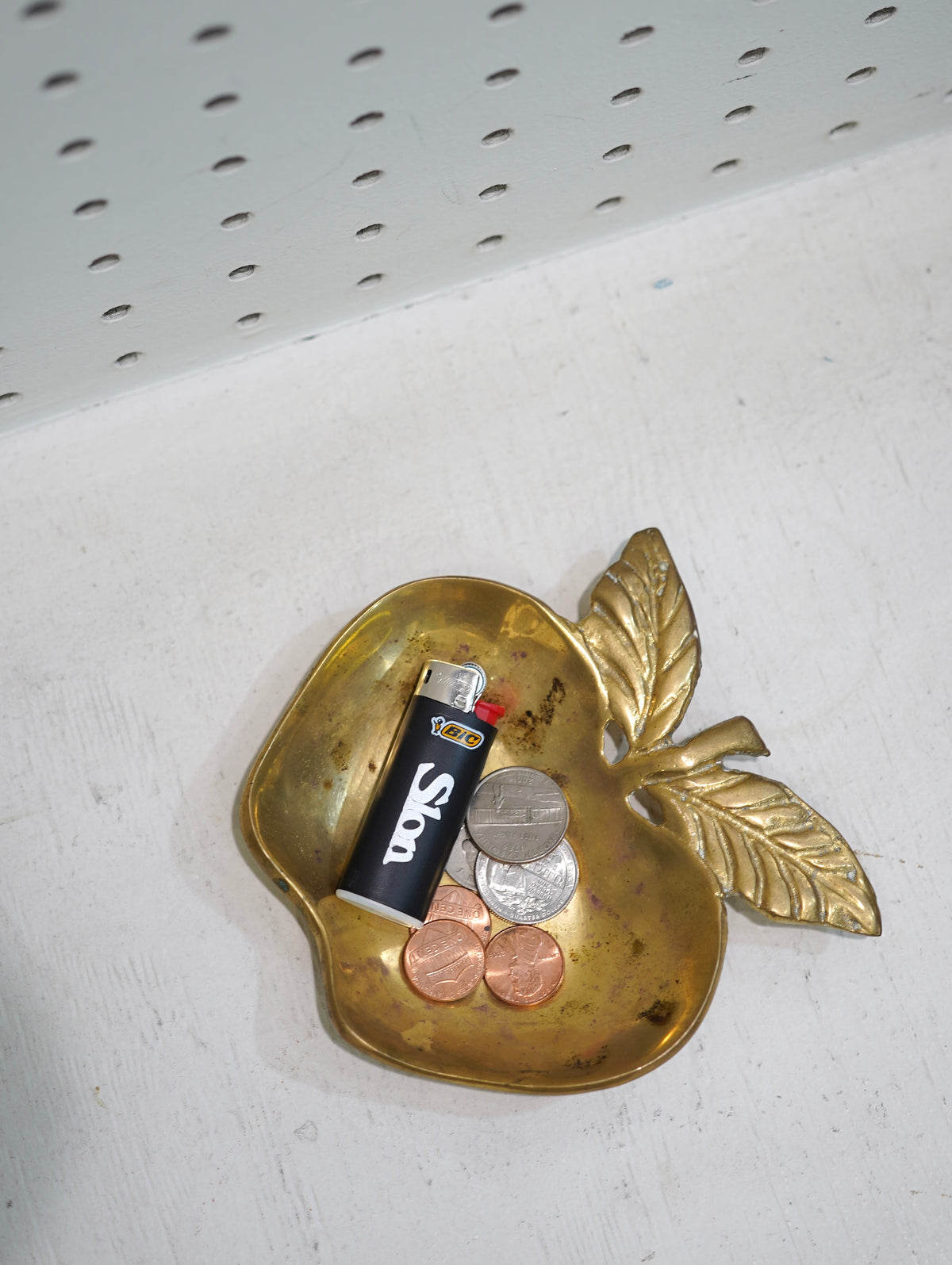 Golden Apple Ashtray