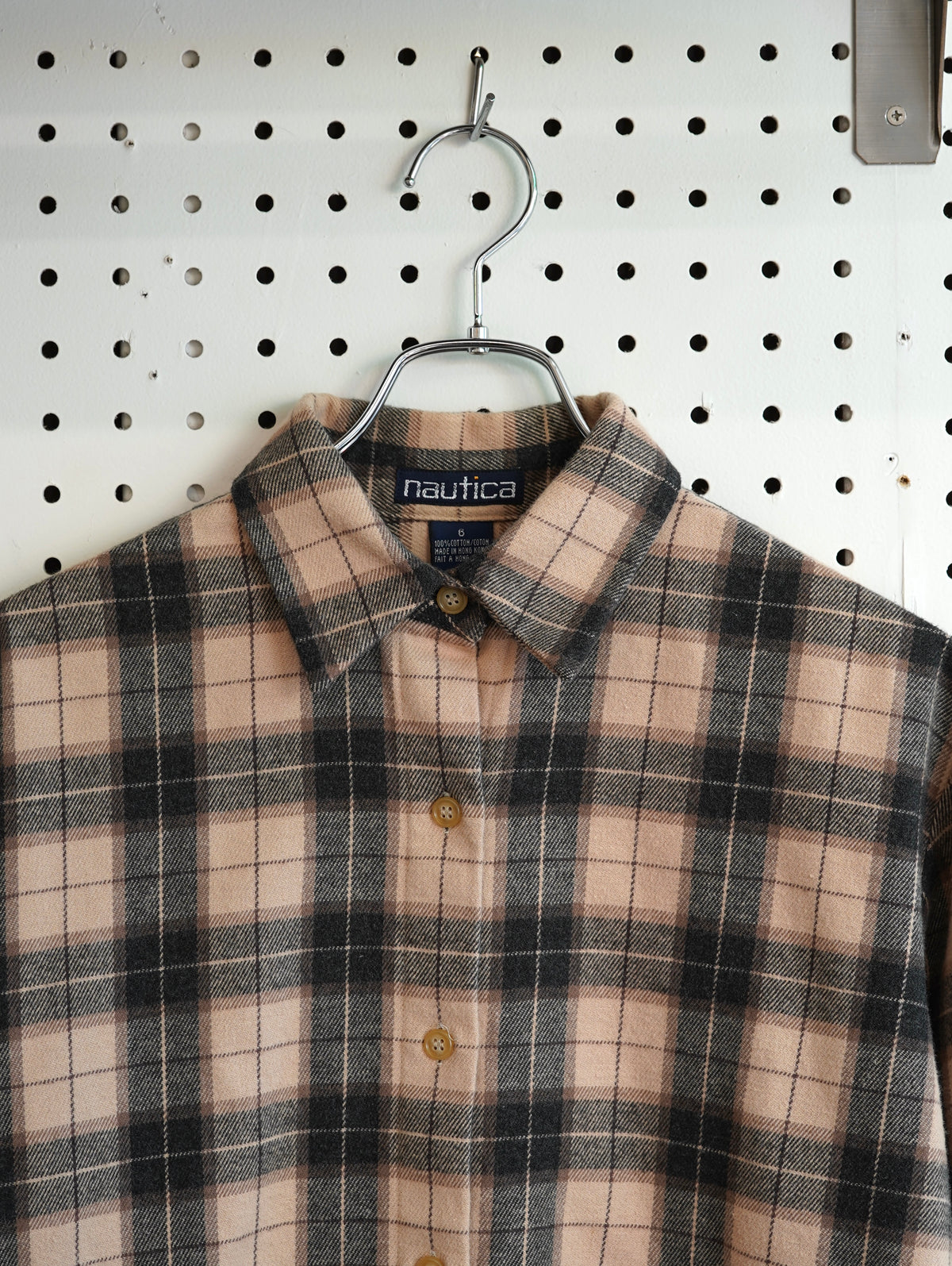 Nautica Flannel Plaid L/S Shirt