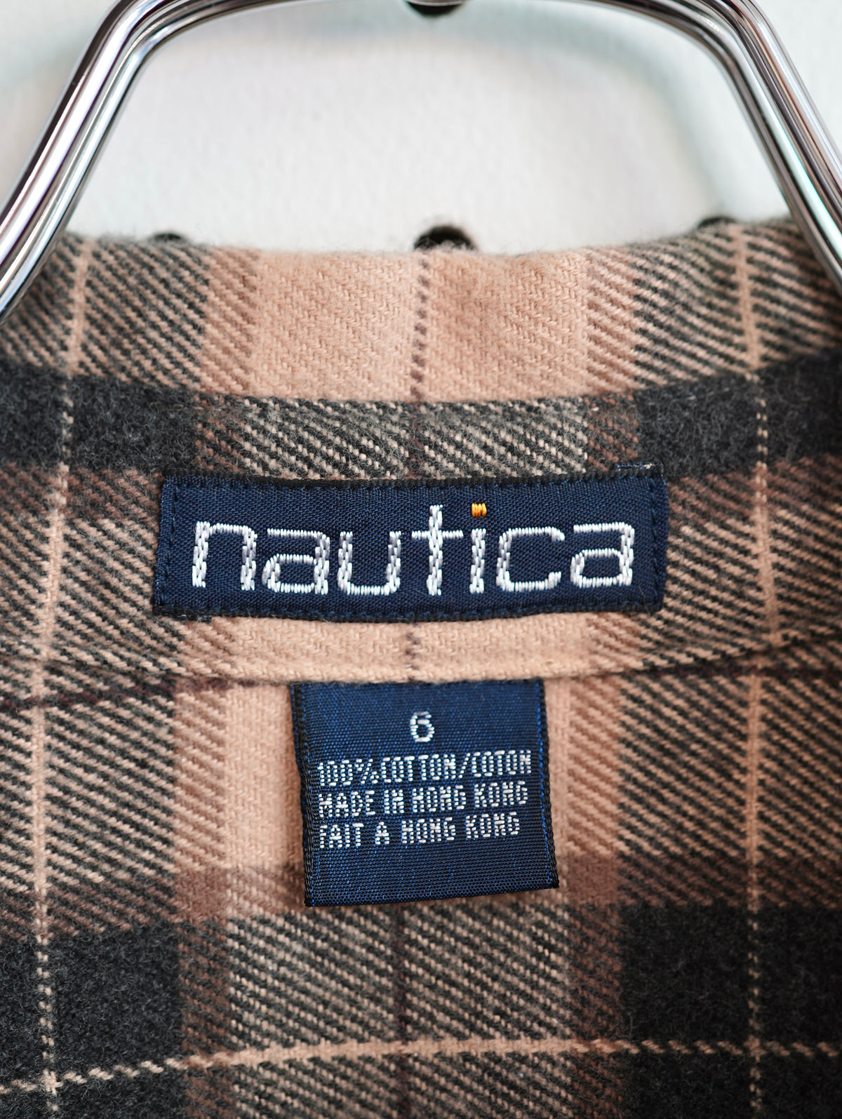 Nautica Flannel Plaid L/S Shirt