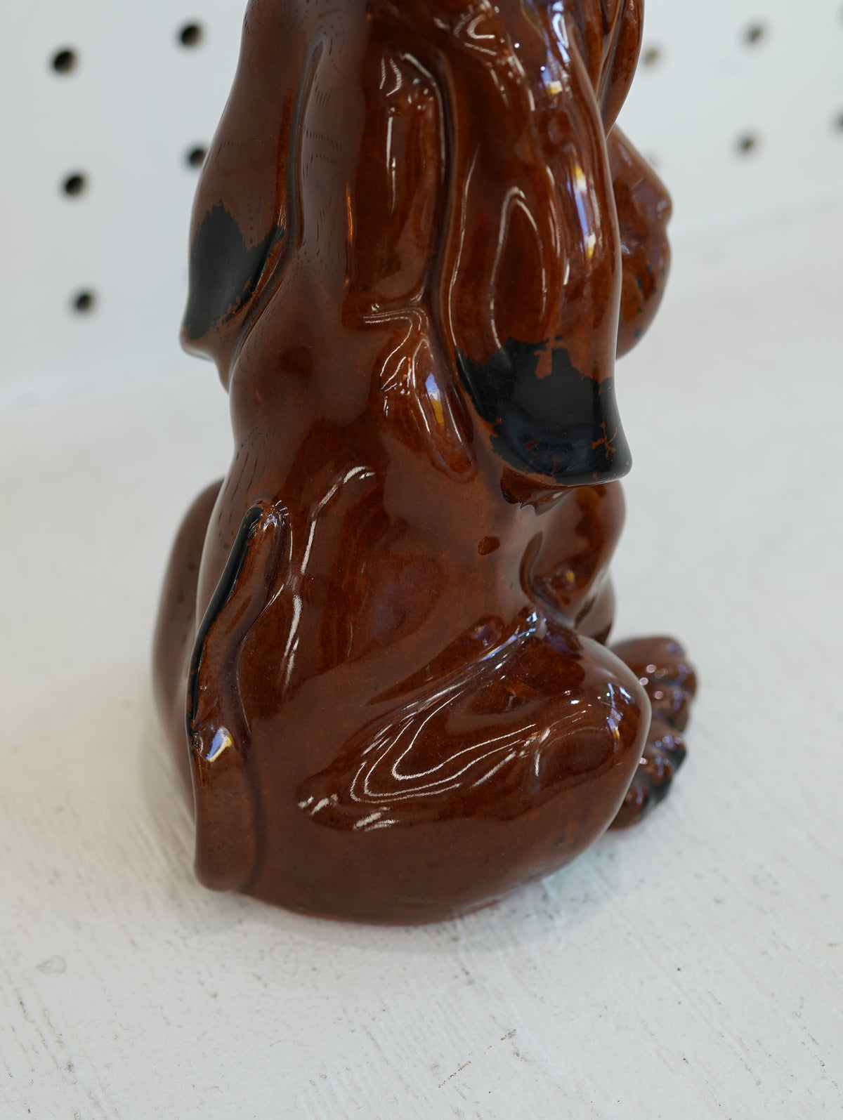 Basset Hound Ceramic Vase
