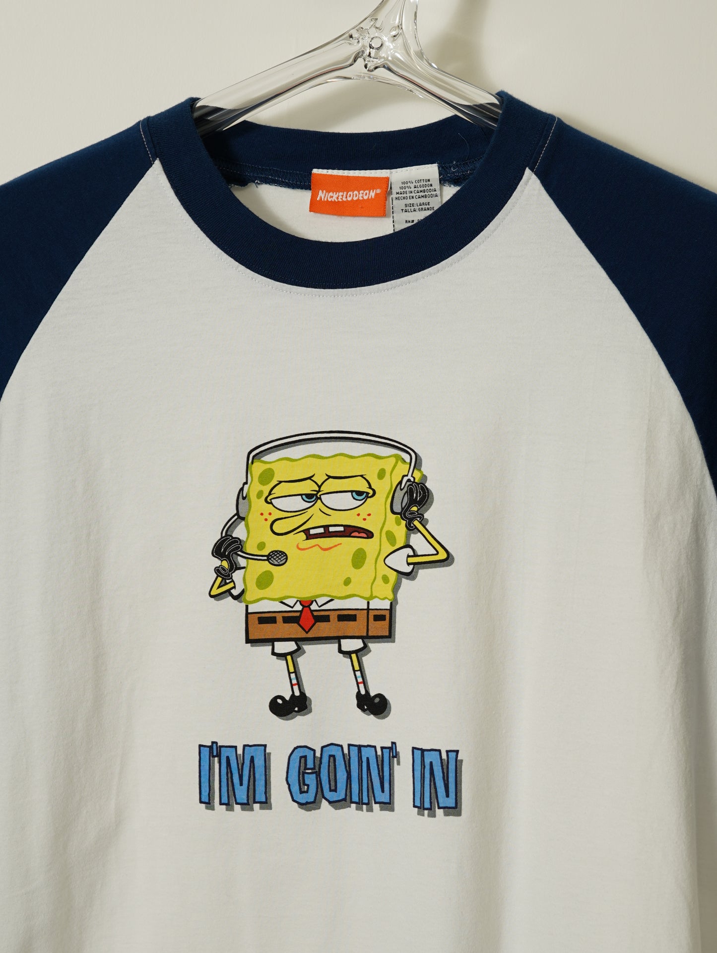 00’s Sponge Bob by NICKELODEON Raglan S/S Tee
