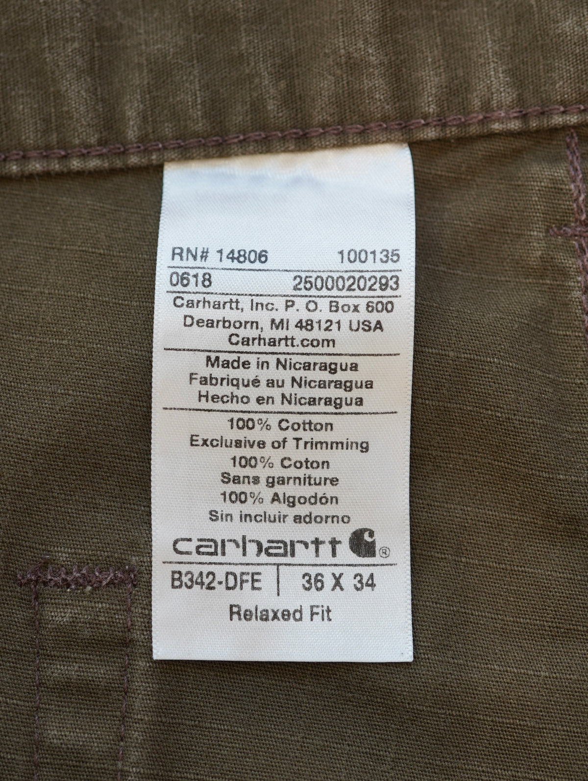 Carhartt Double Knee Cargo Pants