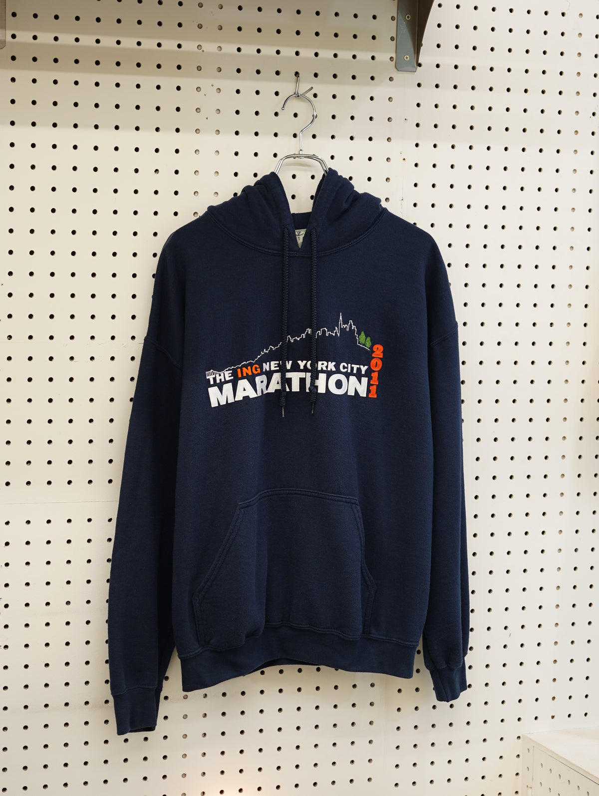 ING New York City Marathon 2011 Embroidered Hoodie