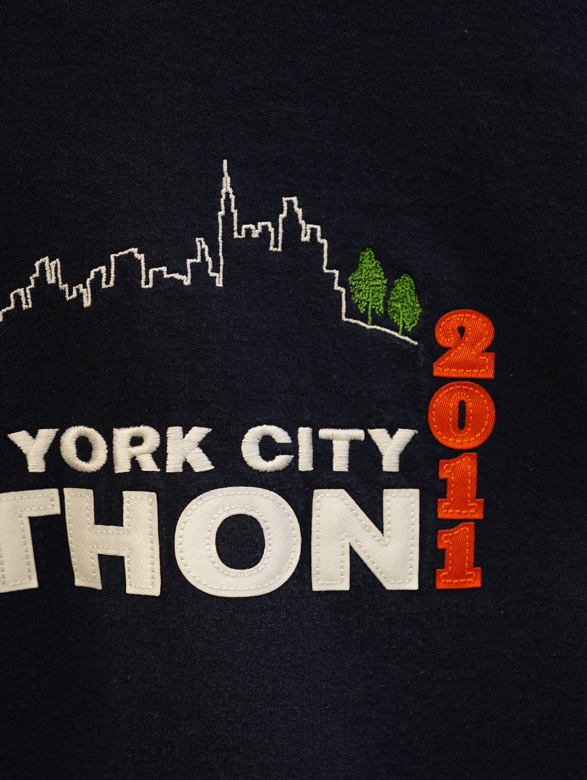 ING New York City Marathon 2011 Embroidered Hoodie