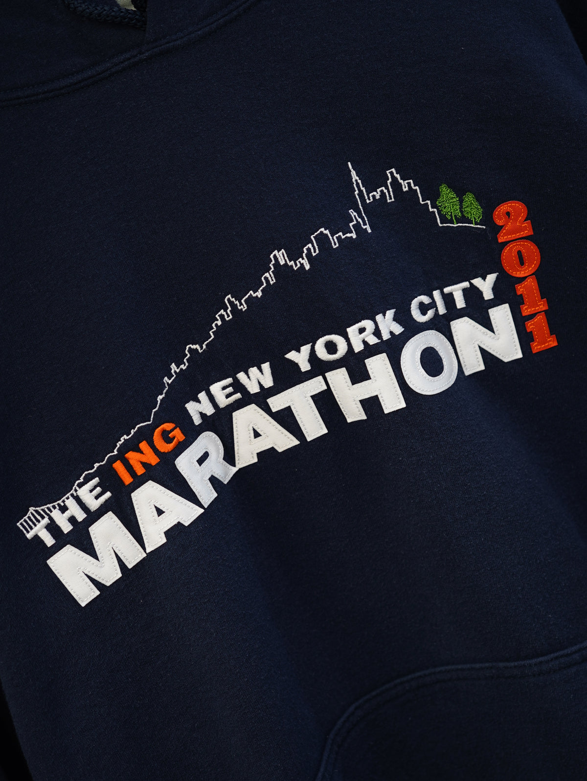 ING New York City Marathon 2011 Embroidered Hoodie