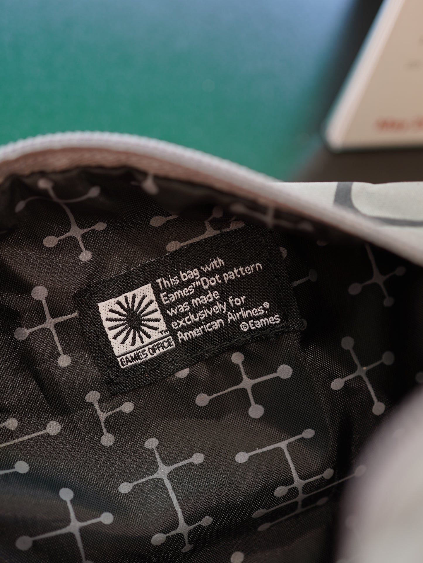 EAMES for American Airlines "Dot Pattern" Pouch
