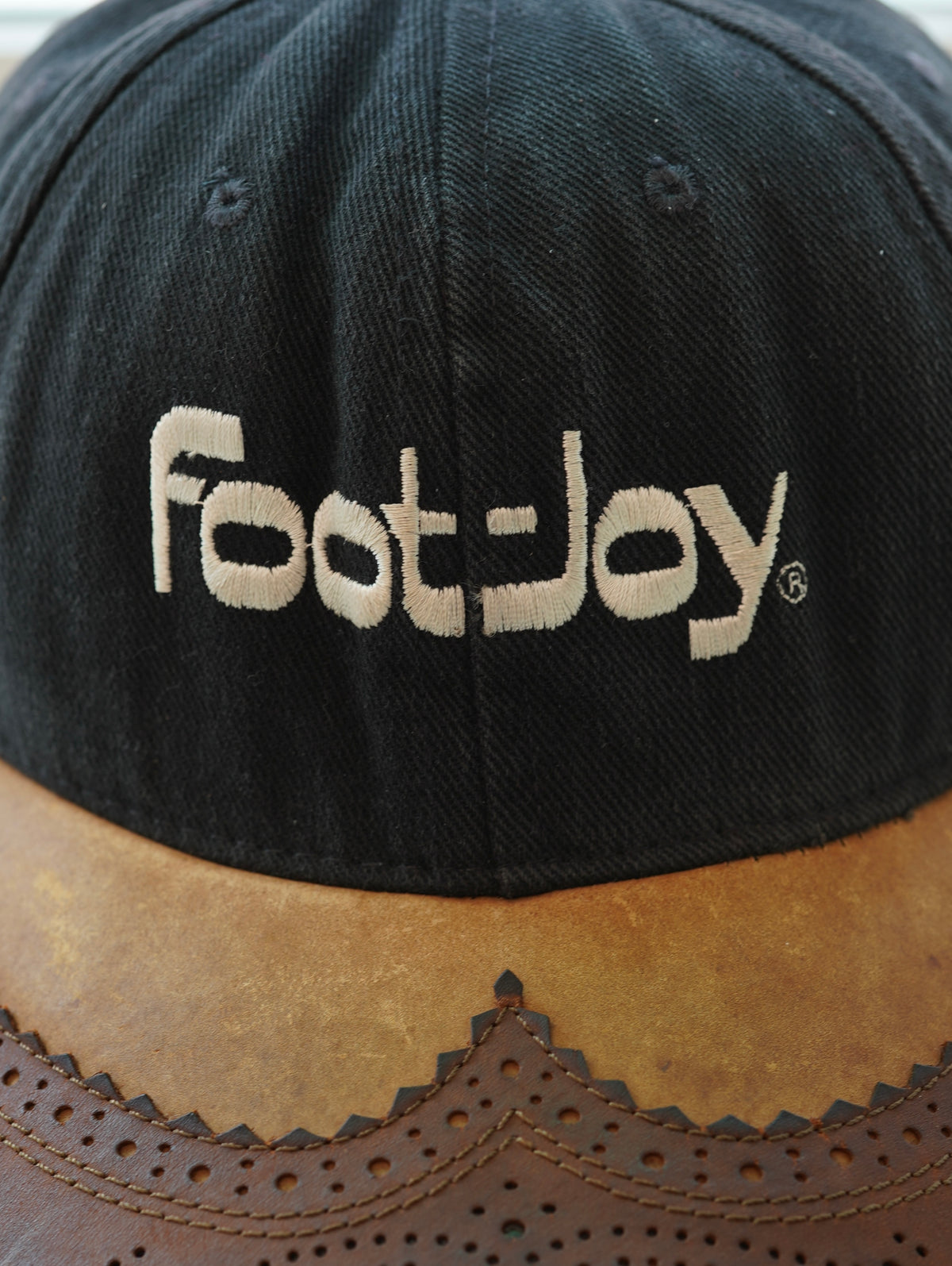 Foot-Joy Wingtip Leather Brim Cap