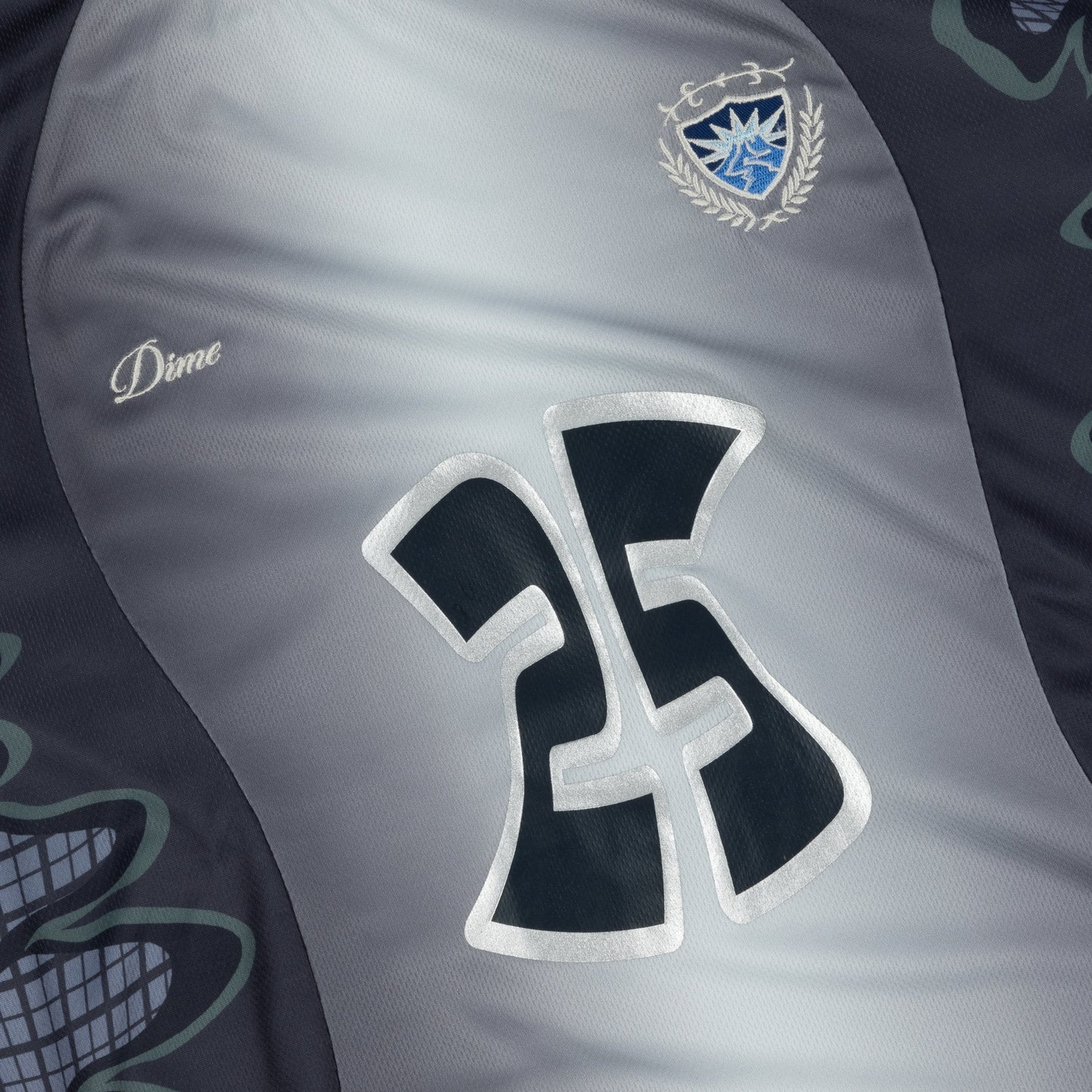 Dime Holy Flame Jersey - Silver fire