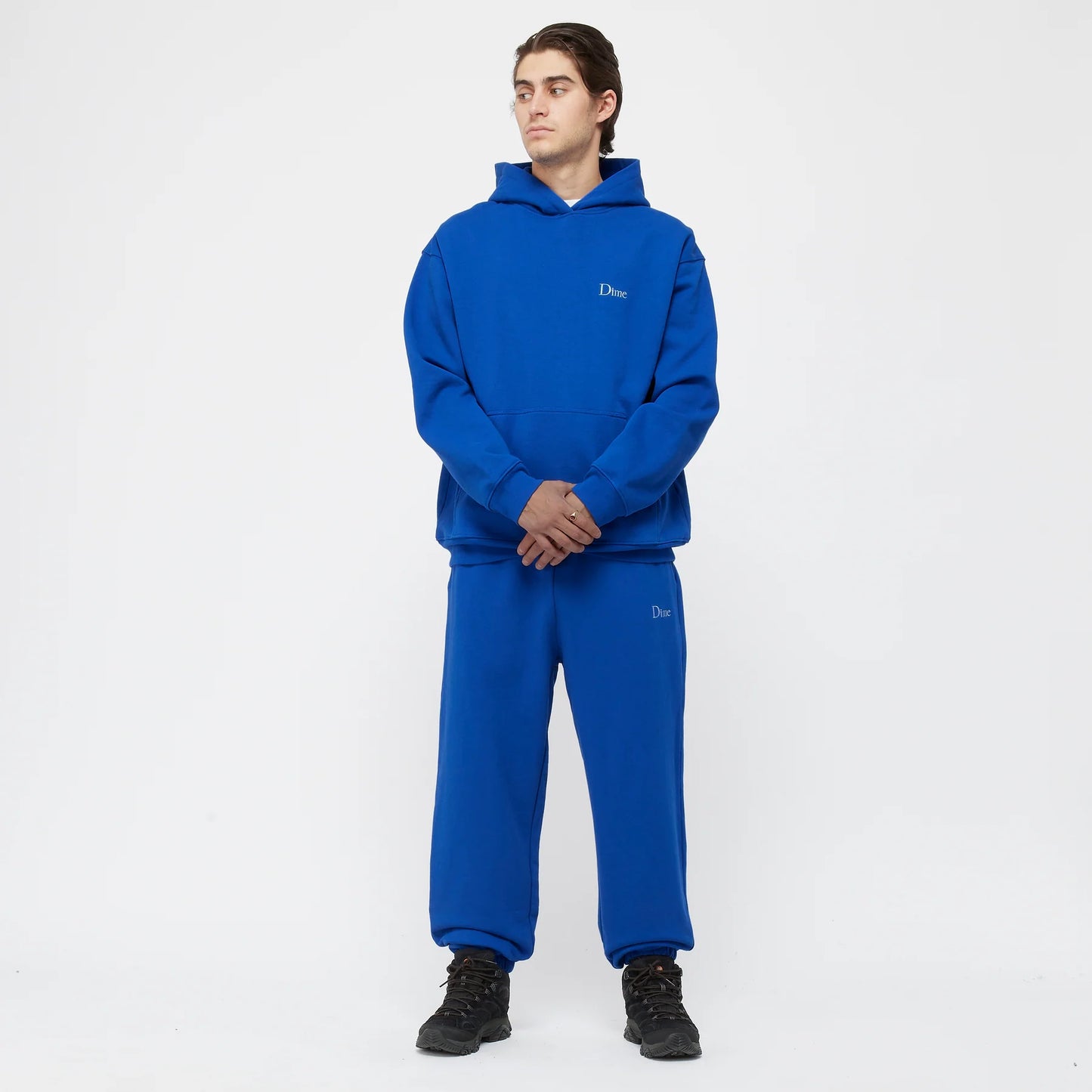 Dime Classic Small Logo Hoodie - Navy Blue