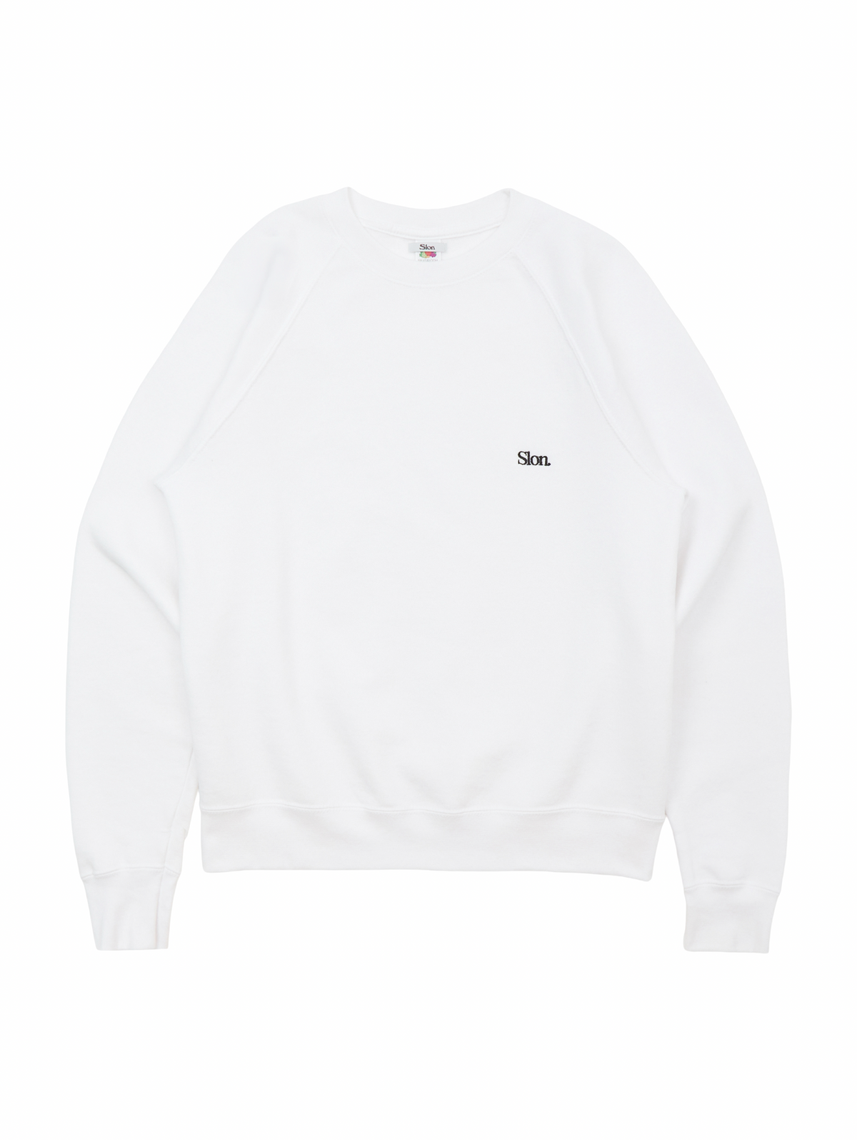 Slon FRUIT Raglan Sweat - White