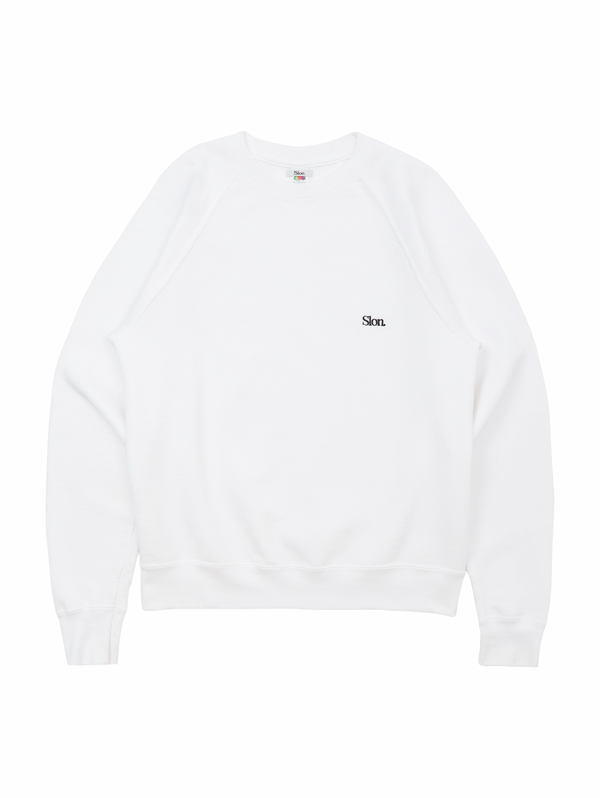 Slon FRUIT Raglan Sweat - White